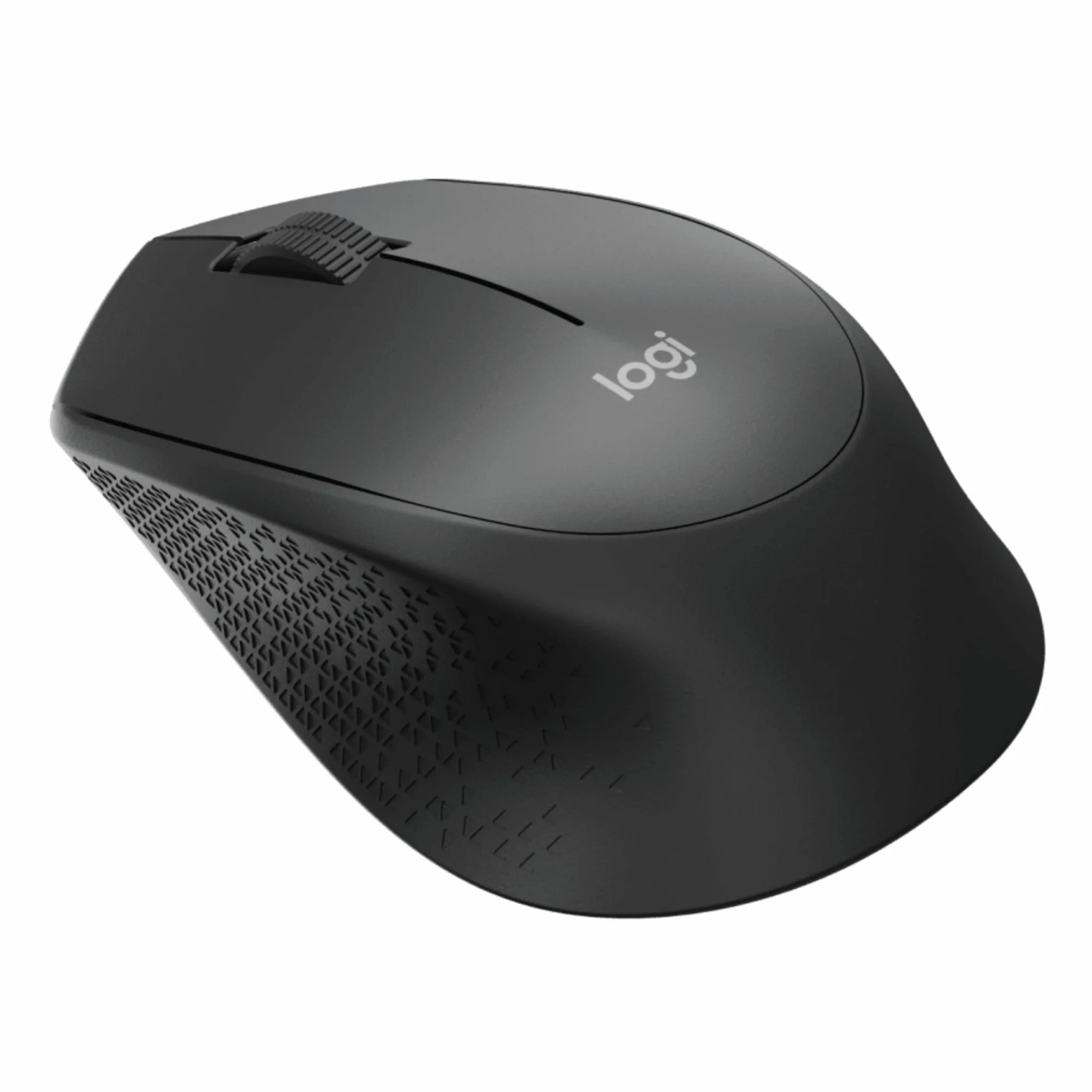 Logitech M330 Silent Plus Mysz bezprzewodowa, 2.4GHz z nanoodbiornikiem USB, 1000 DPI śledzenie optyczne, żywotność baterii 2 lata, kompatybilna z PC, Mac, Laptop, Chromebookem - Czarny