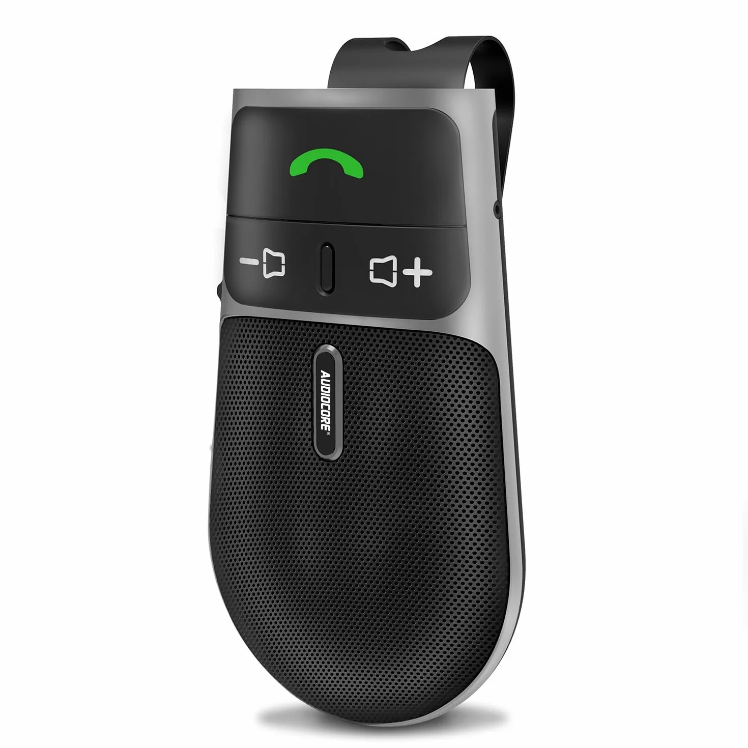 Audiocore AC480 Bezprzewodowy zestaw głośnomówiący A2DP – klips na wizjer Bluetooth 5.0 kompatybilny z Siri Google Assistant
