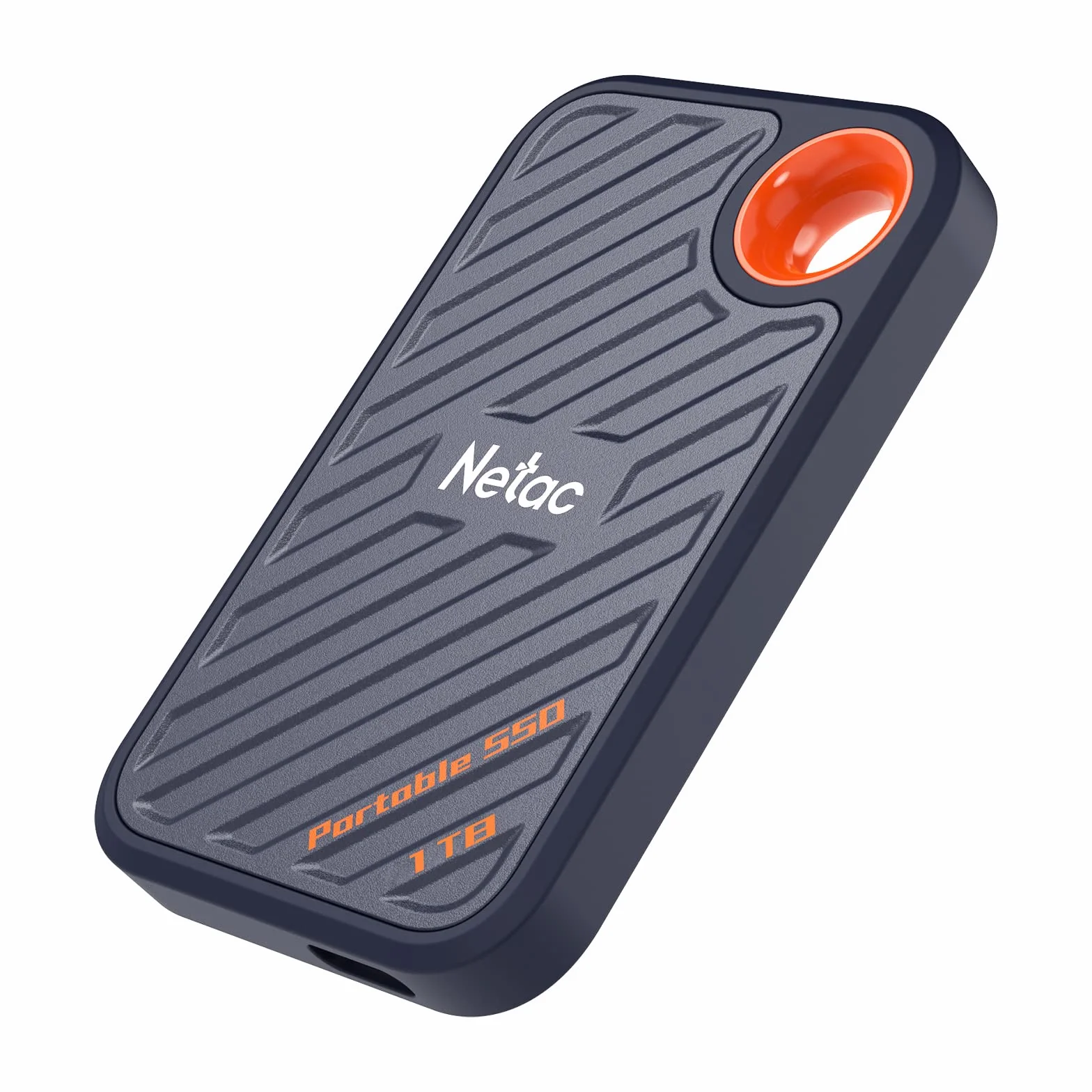Netac ZX20 1TB Zewnętrzny dysk SSD PSSD 1TB Przenośny dysk SSD NVMe, USB 3.2 Gen 2x2, prędkość odczytu do 2000 MB/s i zapisu do 1700 MB/s, odporny na kurz, obsługuje Win To Go, kolor czarny