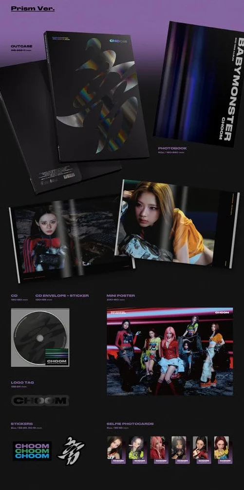 Babymonster Choom CD 3rd Mini Album Prism ver.