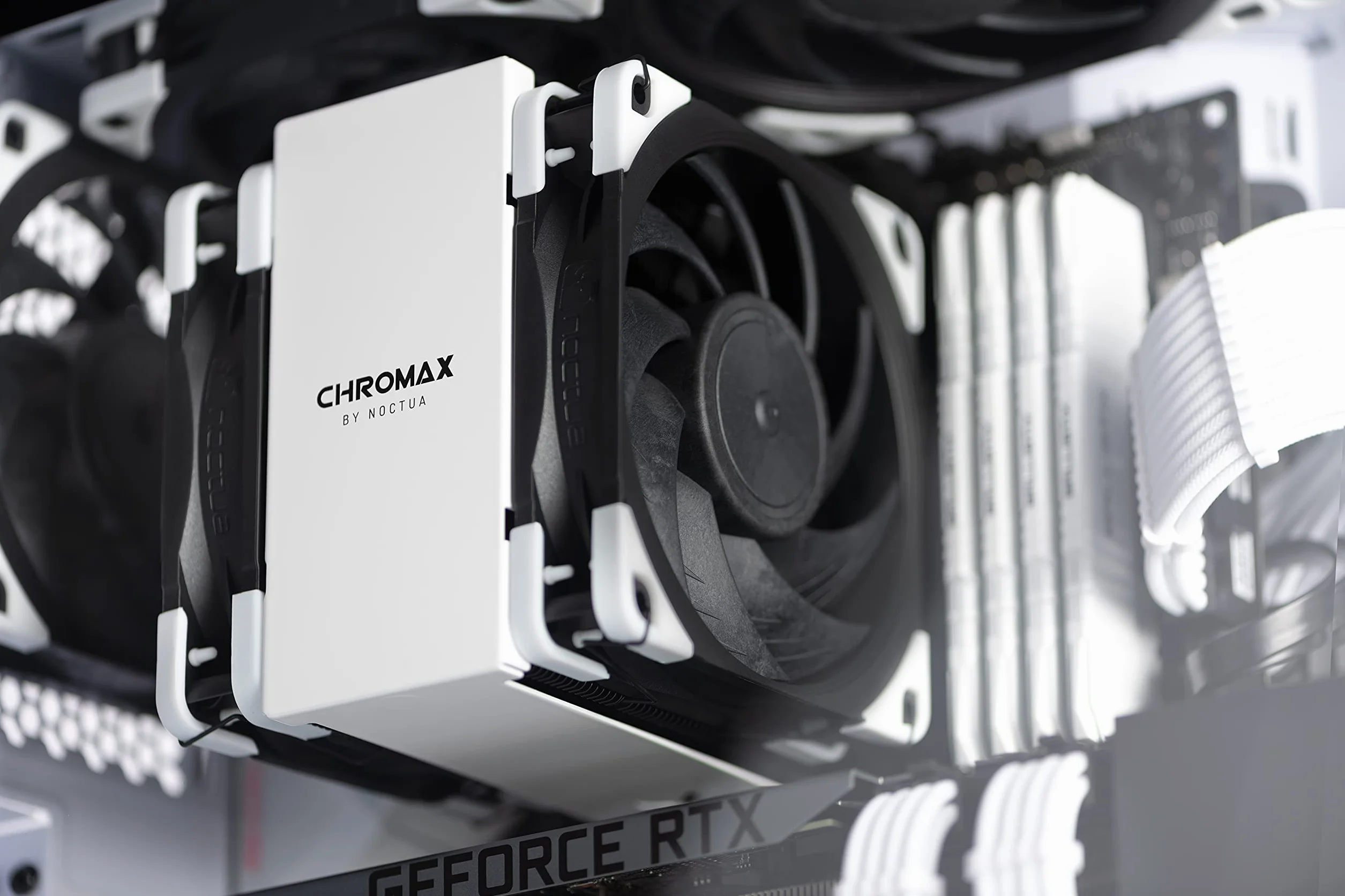 Noctua NA-HC8 chromax.white, Pokrywa Radiatora dla NH-U12A (Biały)