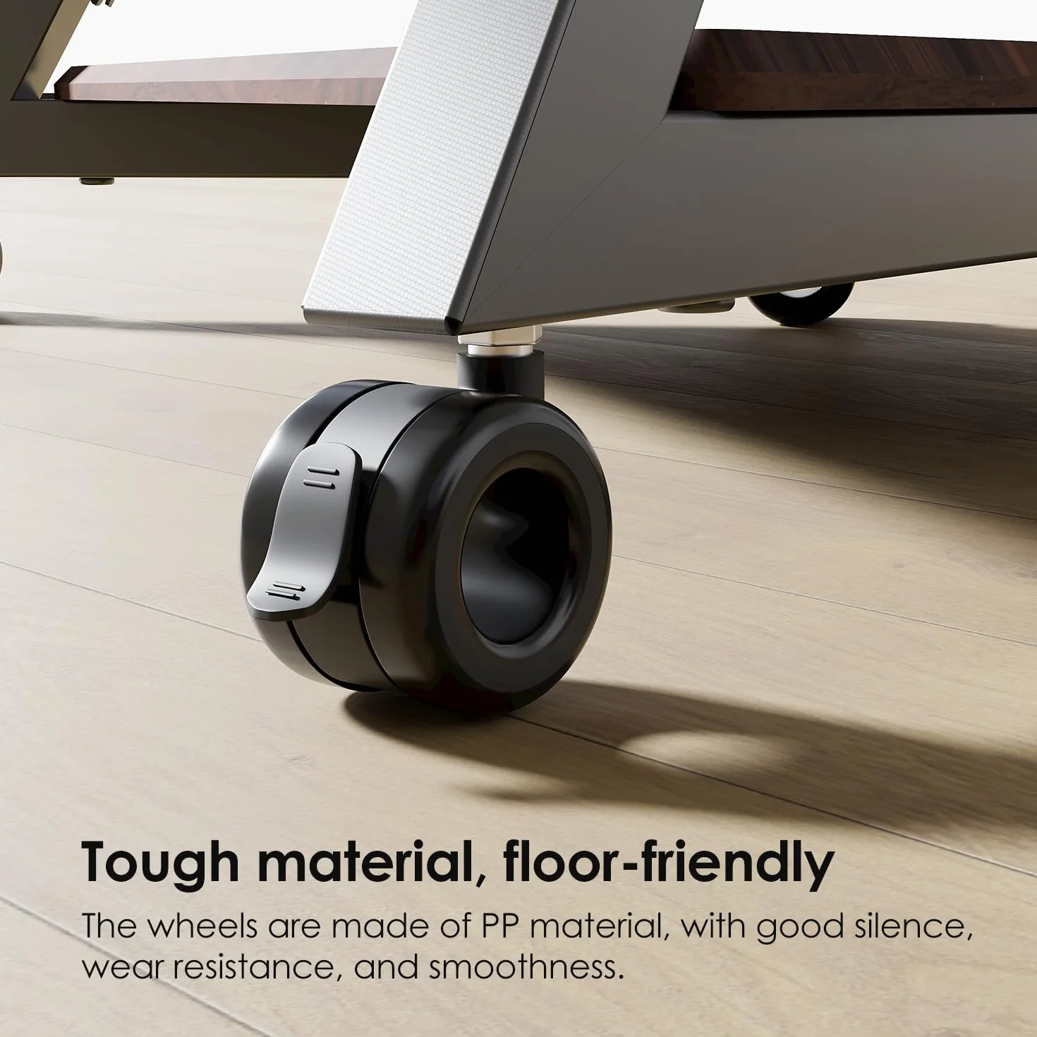 FITUEYES Roulette Universelle Charge Max 80 kg avec Filetage M8 Pivotantes 360°Convient aux Meubles et Equipements(4 Pièces)