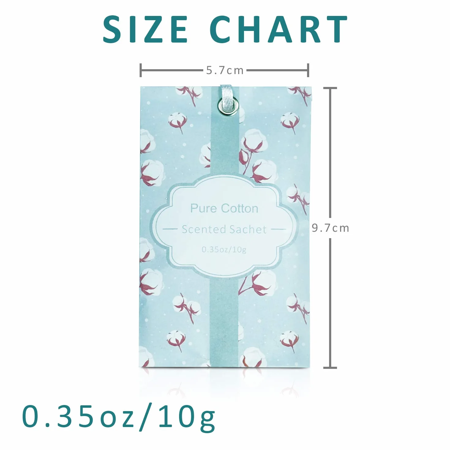 SCENTORINI Sachets Parfumés Frais Coton 14 sachets