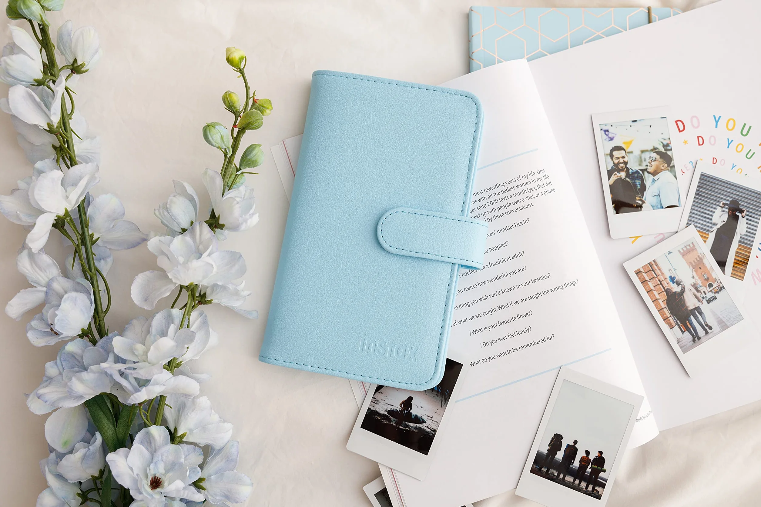 Instax Mini Album Photo Bleu Ciel