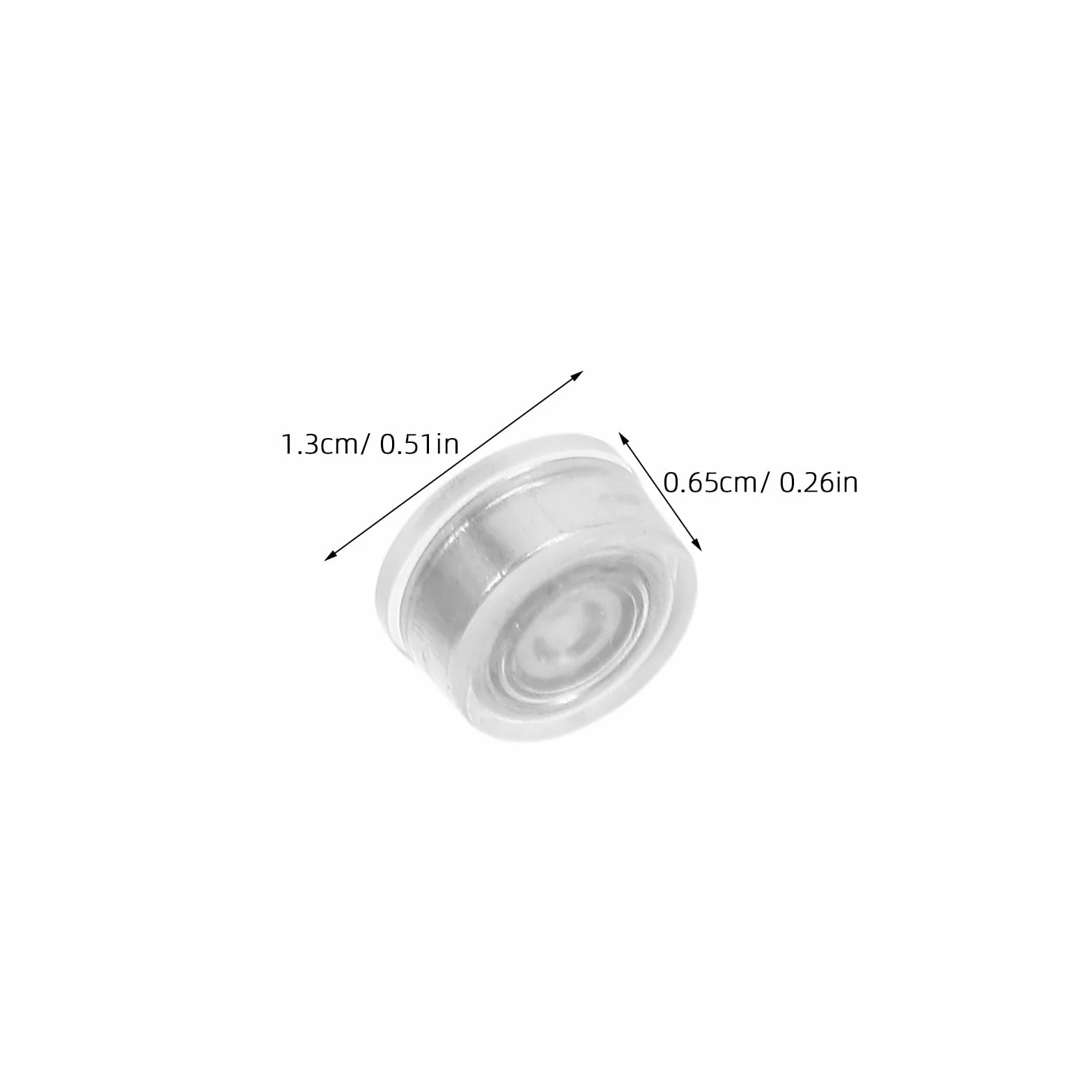 Roulements à Billes Rotatifs DIY 100 Pièces Base Transparente pour Moulin à Vent Bijoux