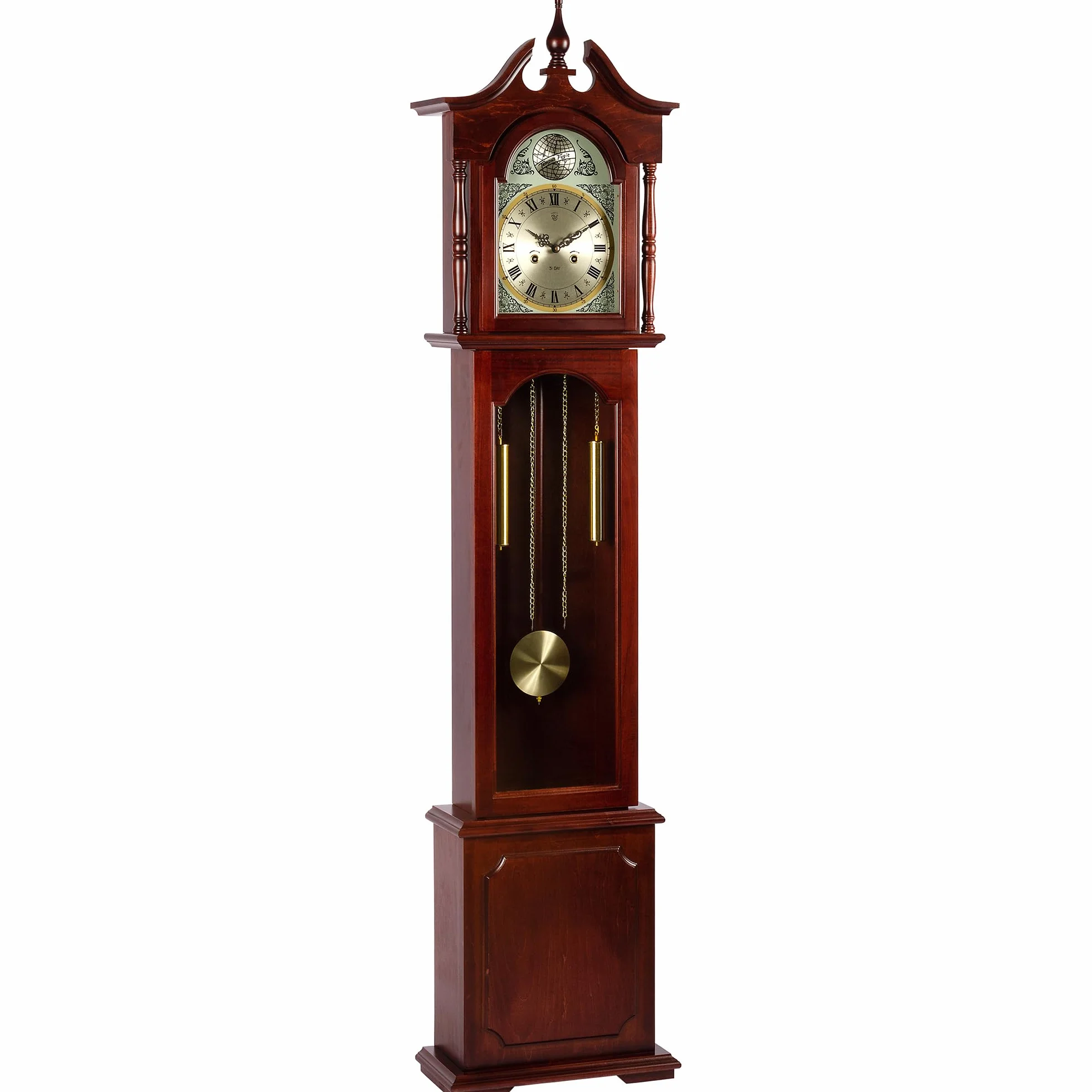 STILISTA Horloge Grand-Père Rétro Régulateur Europa 188 x 42,5 x 19cm Pendule Murale