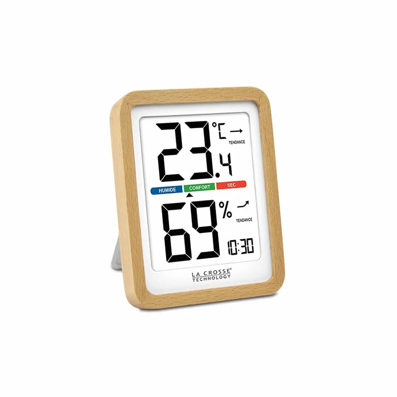 La Crosse Technology WS6281 Station Thermo-Hygro Finition bois