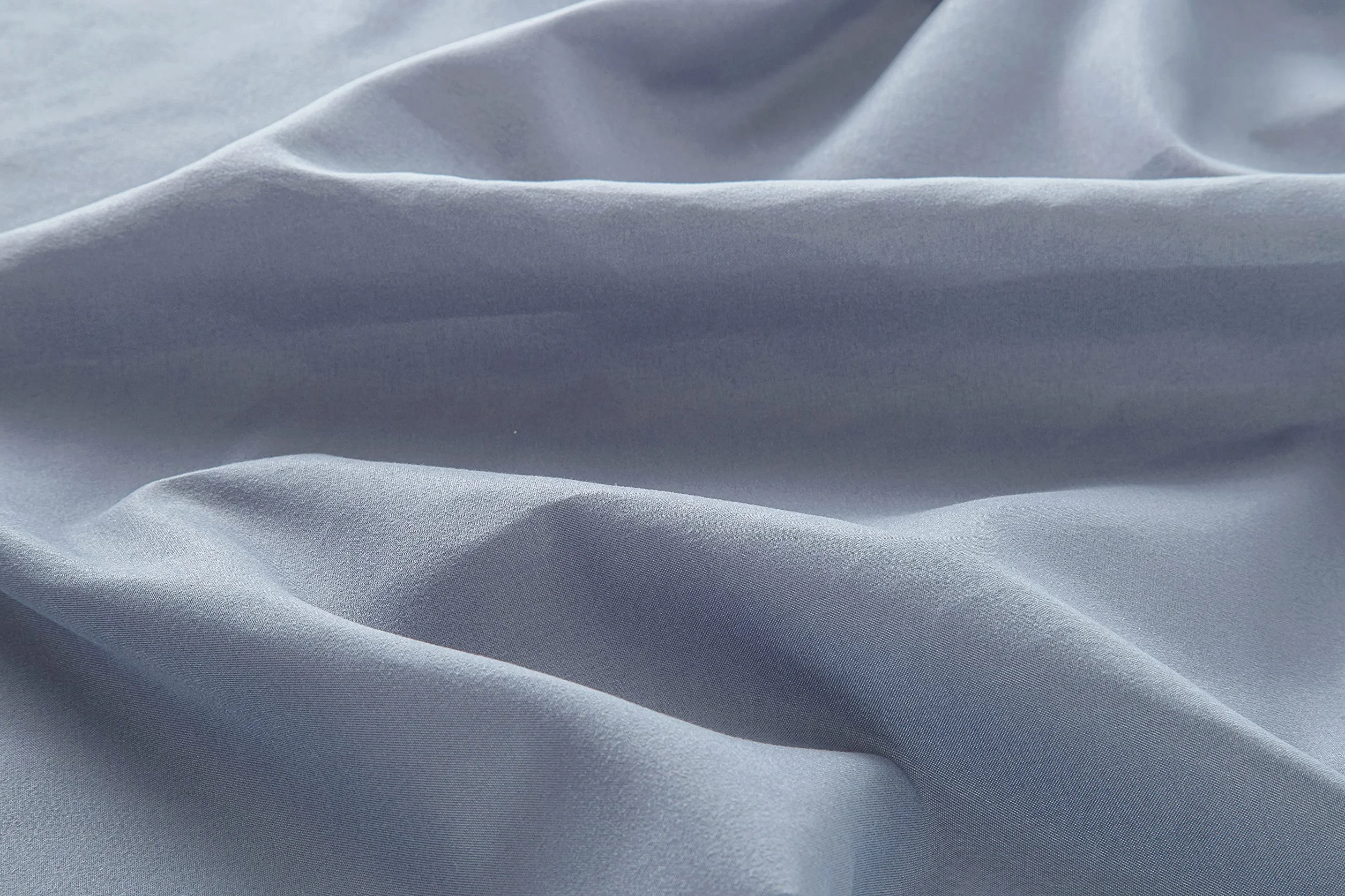 Drap Housse réglable en Microfibre brossé Extra Doux Bleu Grisé Lit 120 x 190/200 cm