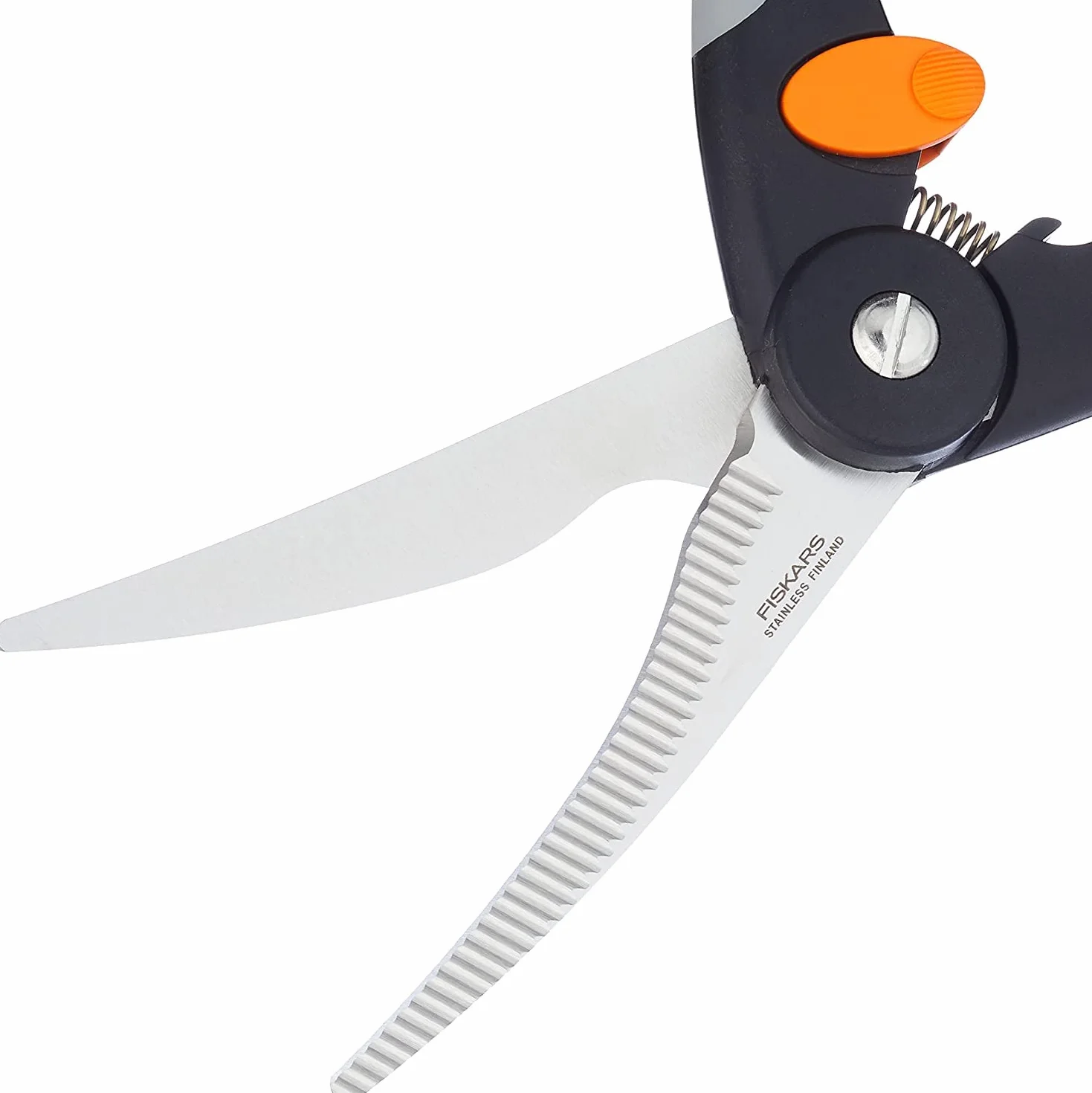 Fiskars Cisaille à volaille 25 cm Acier Plastique Noir Gris Orange