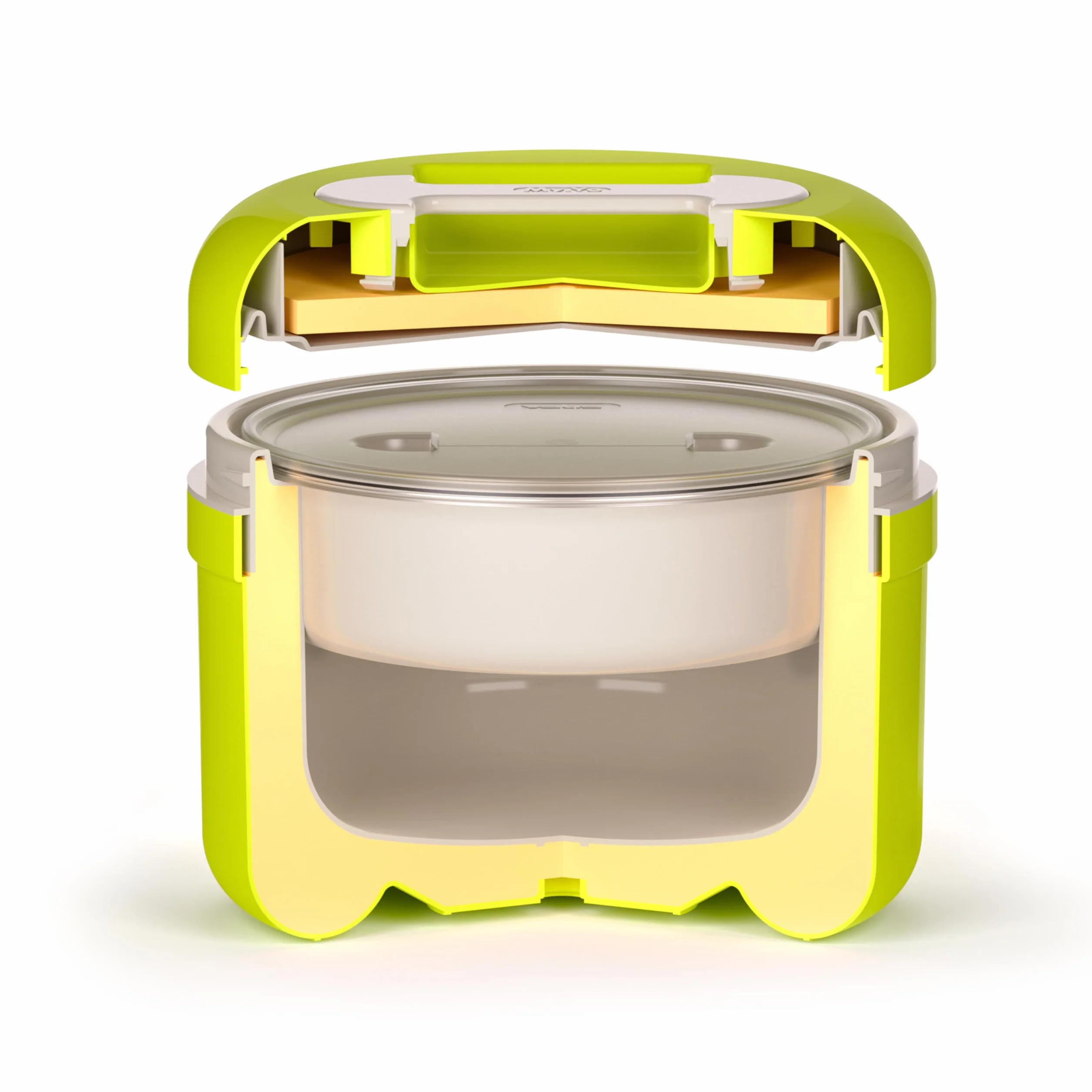 My.Yo - Yaourtière sans électricité | Couleur citron vert | Avec 2 sachets de ferments bio