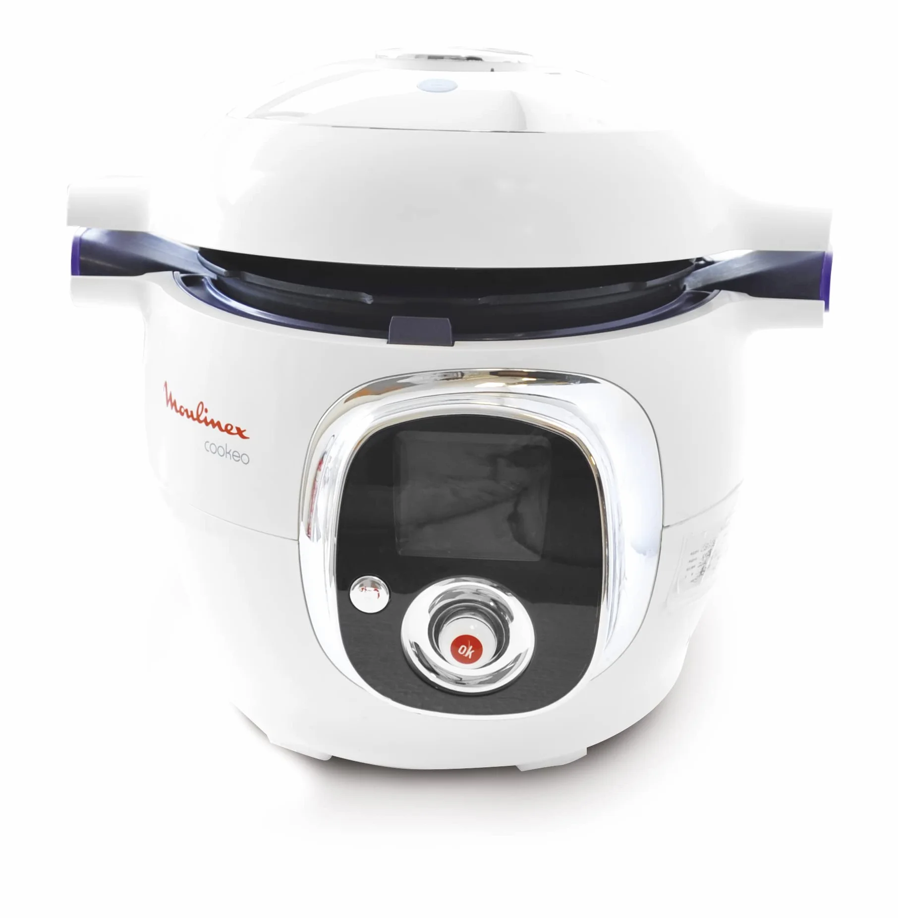 Moulinex Cookeo Multicuiseur intelligent, 6 L, 1200 W, 100 recettes préprogrammées, Jusqu'à 6 personnes, 6 modes de cuisson, Guide pas à pas, Facile à utiliser CE704110