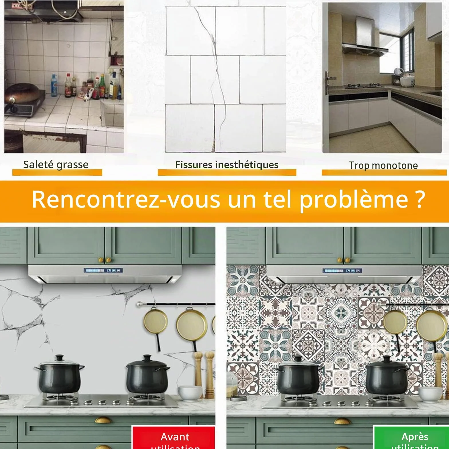 Stickers Carrelage Salle De Bain 15x15 Autocollant Carreaux Adhésif Mosaïque Étanche Style Marocain 20 Pièces