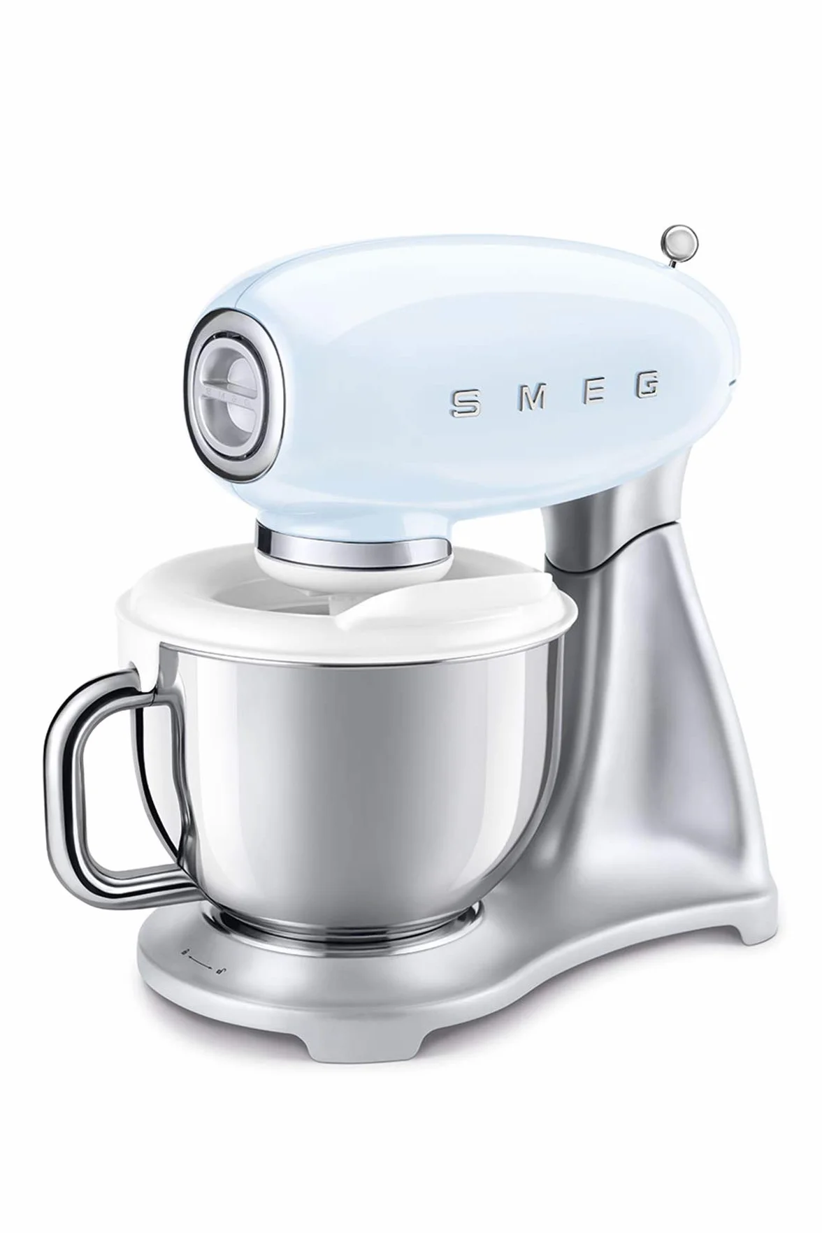Smeg, Sorbetière SMIC01 pour Robot Pâtissier, Capacité Jusqu'à 1,1 L, Récipient Réfrigérant avec Système de Refroidissement, Accessoires Inclus, Compatible avec les Robots Smeg SMF02/03/13