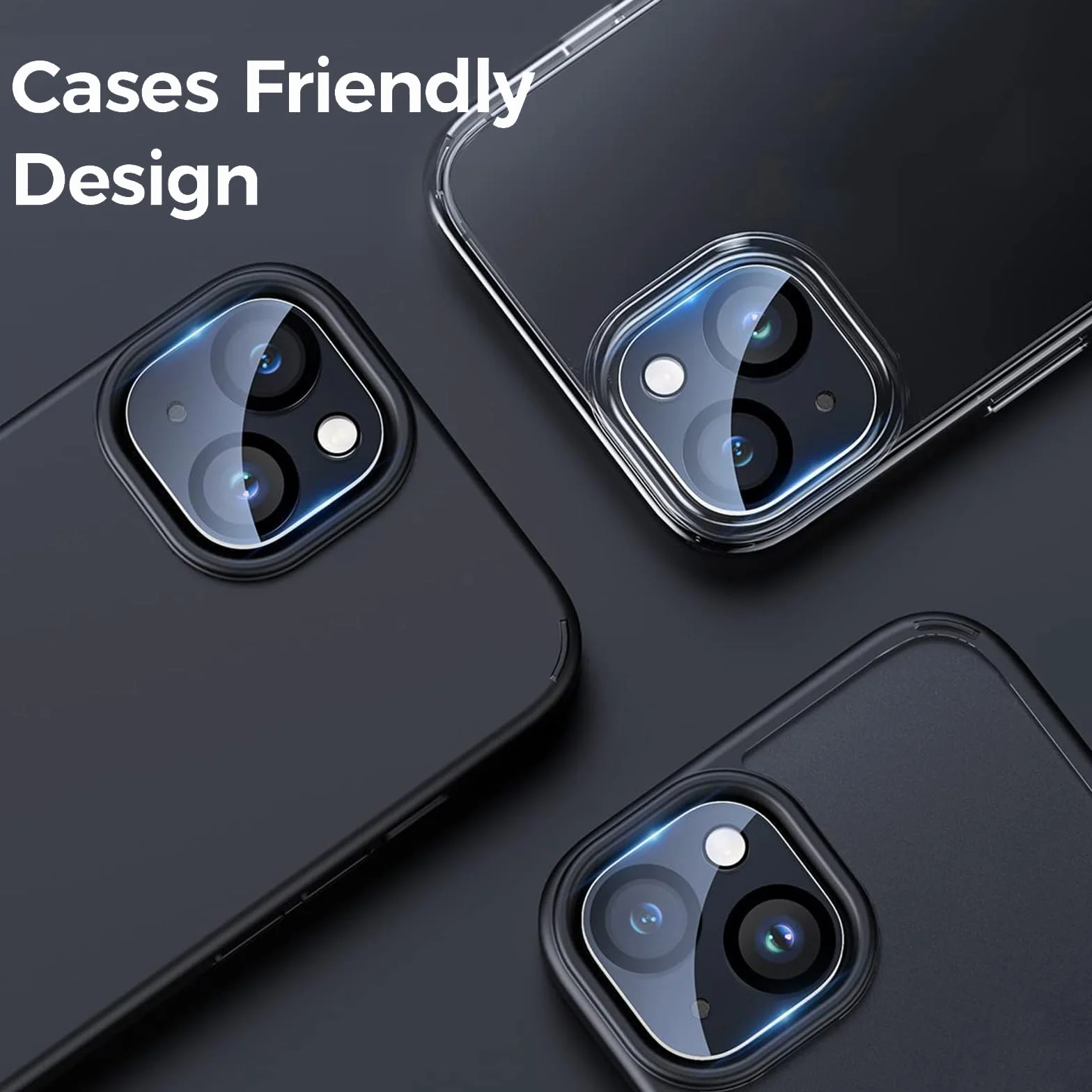 3 sztuki szkła ochronnego na aparat kompatybilne z iPhone 15/iPhone 15 Plus, ochrona aparatu [szybka instalacja 10S, odporna na zarysowania, twardość 9H, przezroczyste HD, pełna ochrona