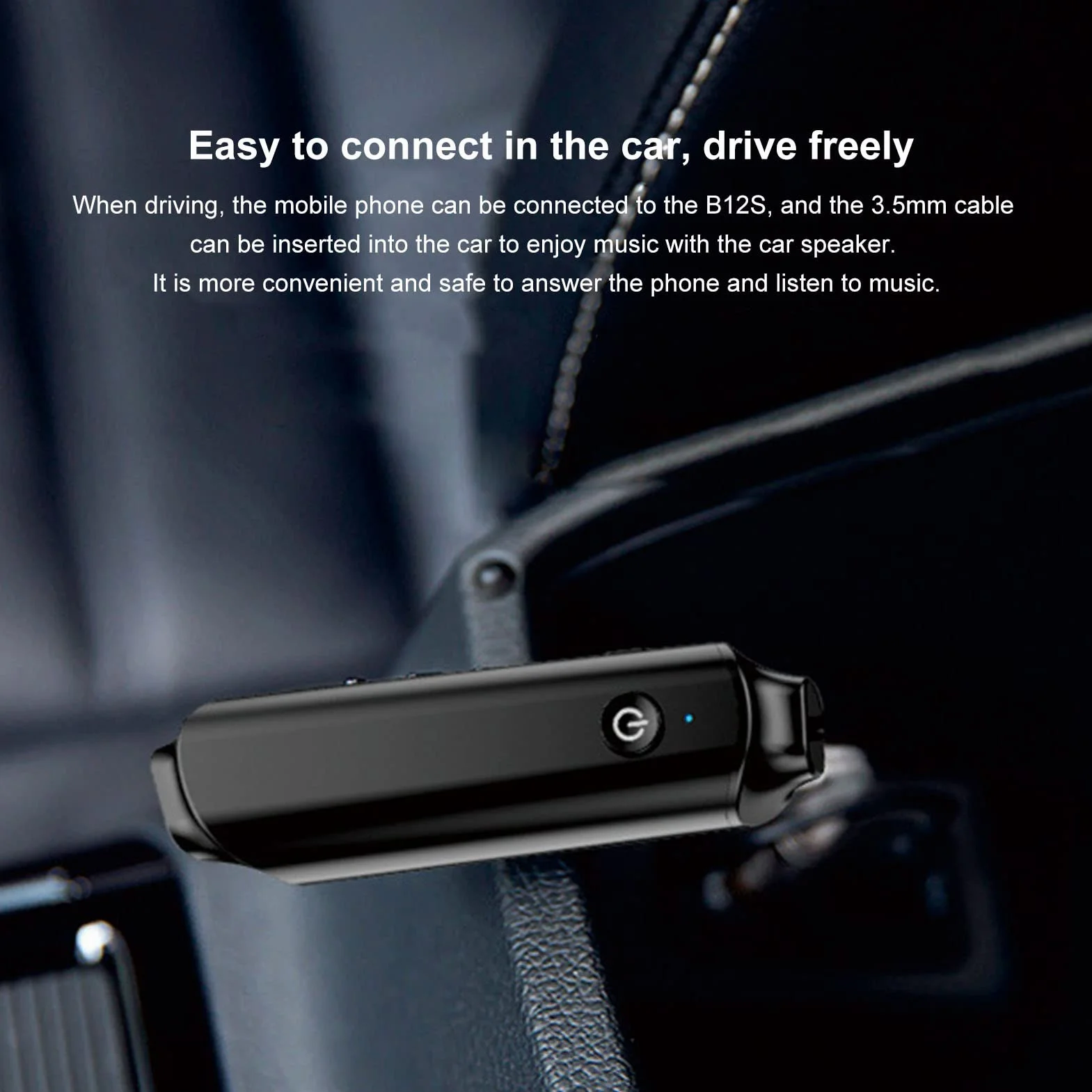 Nadajnik Bluetooth Odbiornik 2 w 1 Bezprzewodowy Adapter Audio USB Adapter Audio Bluetooth 5.0 z Interfejsem Stereo 3,5 Mm do Telewizora Projektor Głośnik Samochodowy Komputer