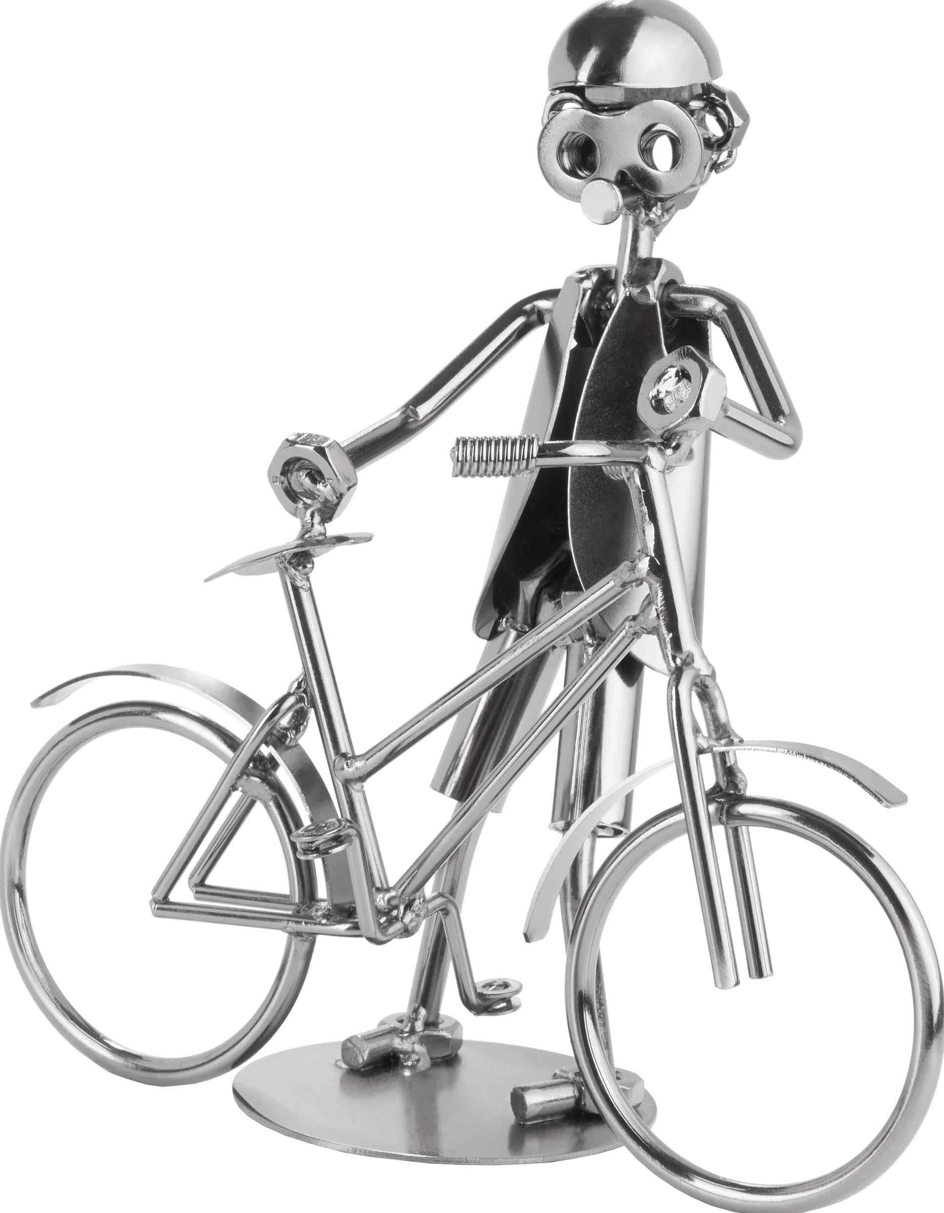BRUBAKER Figure en Fer Fait Main Homme de Métal pour Cycliste