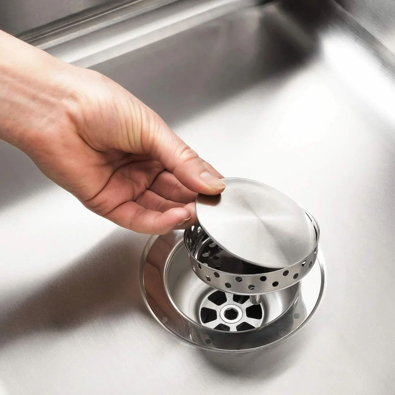 Ikea Lillviken Bouchon en acier inoxydable