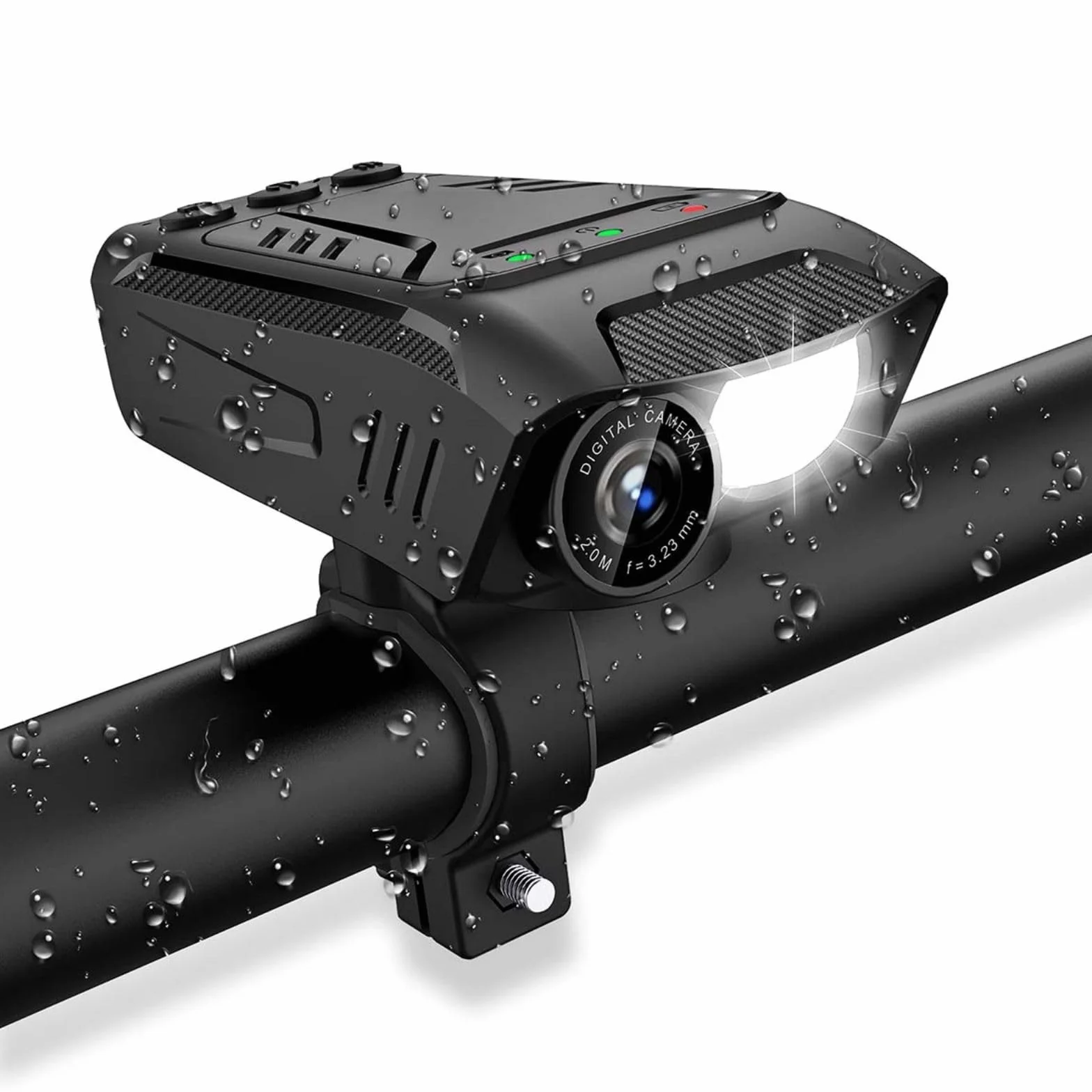 Nedis Kamera rowerowa - 1080p @ 30fps - 2 MPixel - 600 min - 70° - 600 min - w zestawie uchwyt - czarny