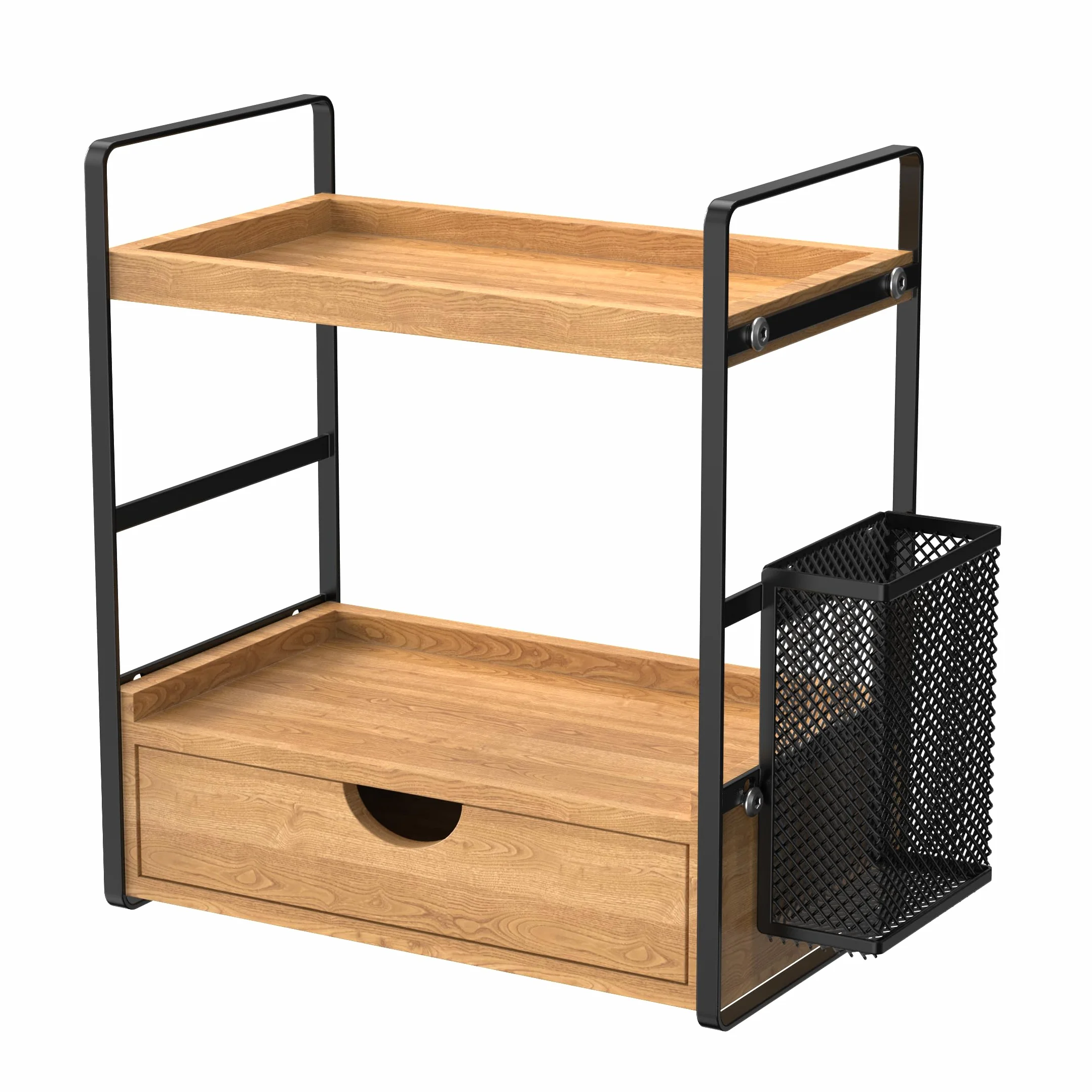 LEMIKKLE boîte de Rangement de Salle de Bain avec Panier, Organisation de Rangement, boîte de Rangement pour Soins de la Peau (Tirelires)