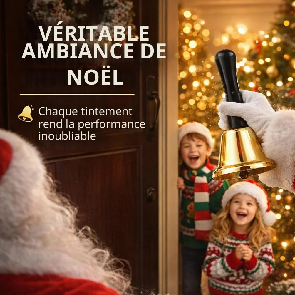 Cloche de Noël - Accessoire Costume Père Noël