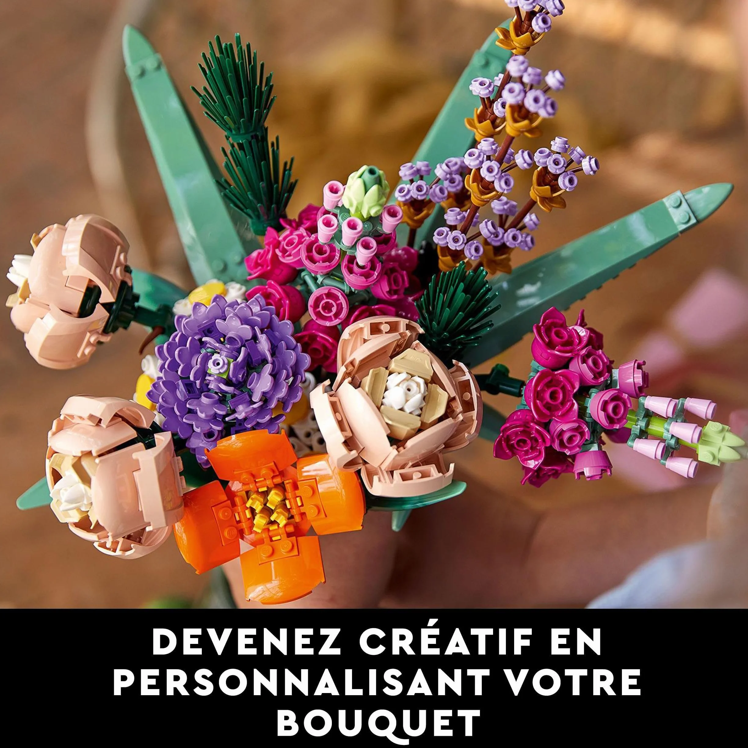 Lego Botanicals Bouquet de Fleurs 10280 Set de Construction, Décoration Intérieure, Cadeau pour Amateur de Plantes