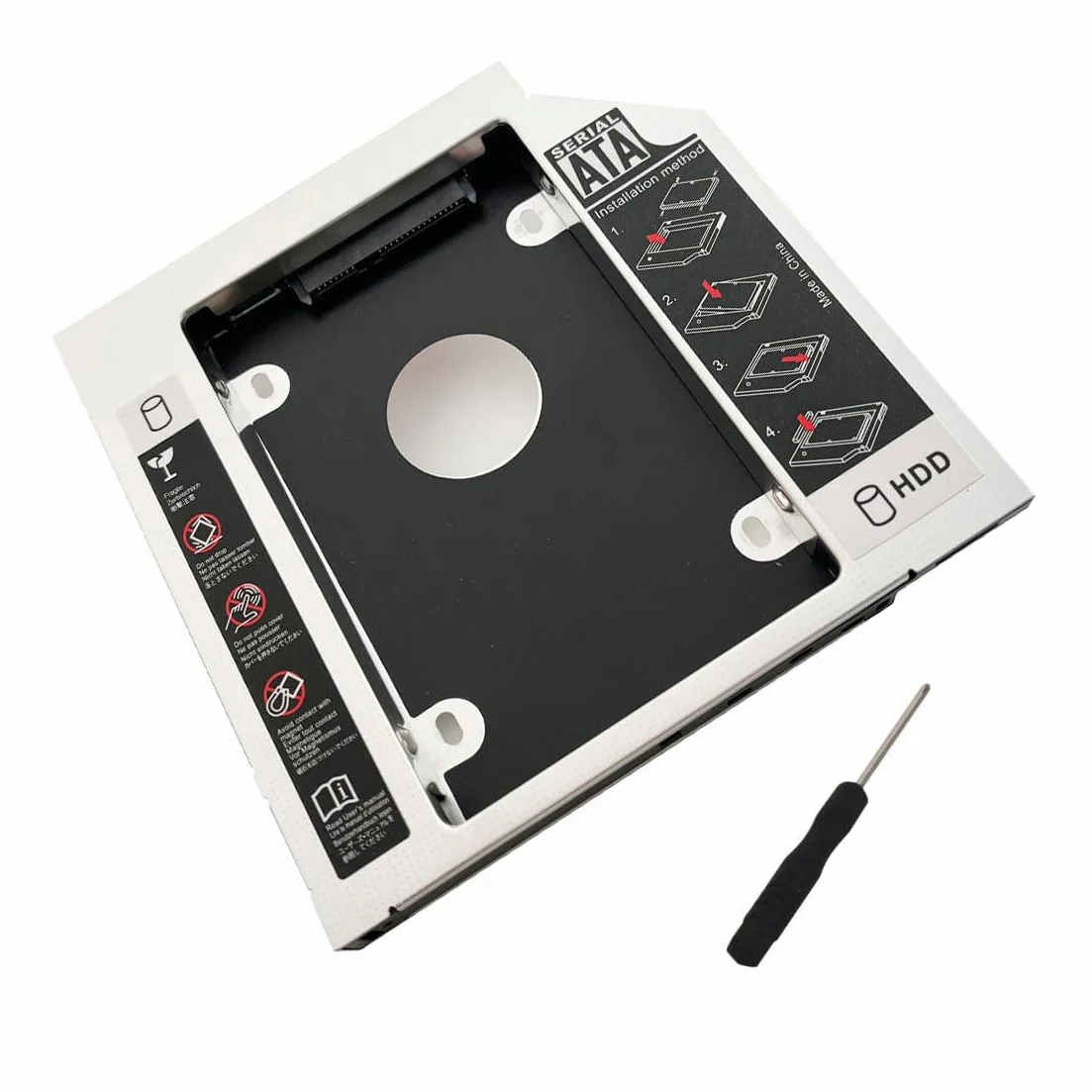 2. Drugi Dysk Twardy HDD SSD Zatoka Optyczna Rama Caddy do Asus k53e X53S F83VF X53Sm A42 A40J A42J A42F