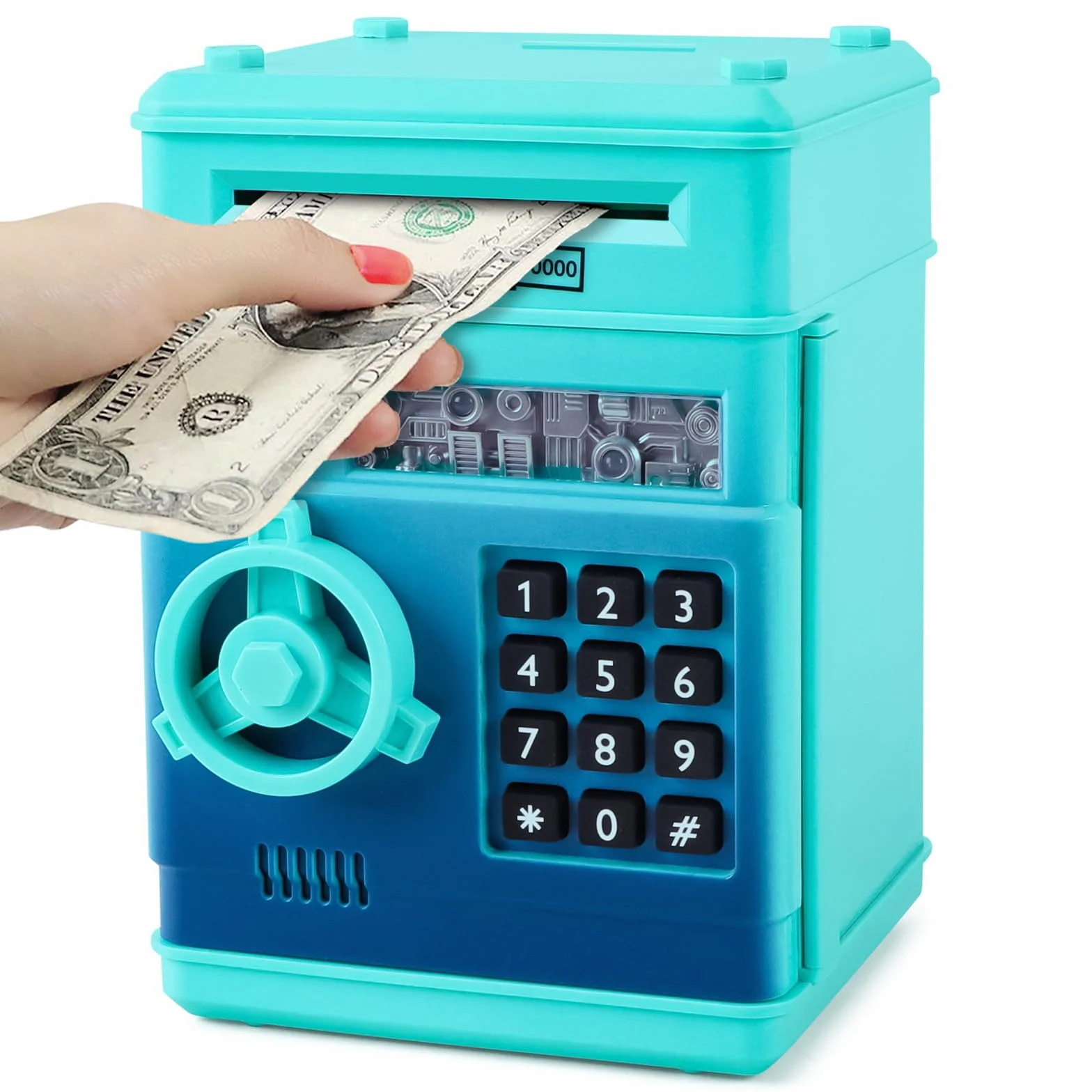Highttoy Tirelire Electronique Coffre-Fort avec Code pour Enfants