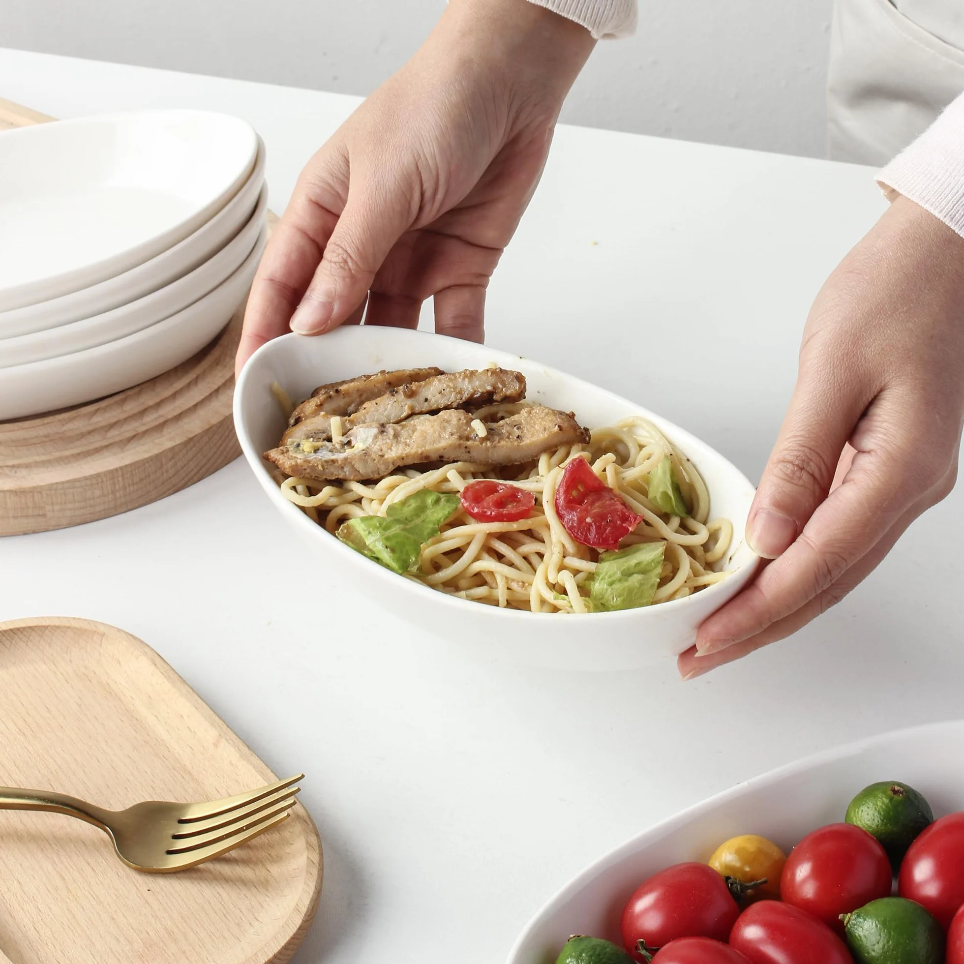 Lot de 6 Plats à Four en Céramique, 300ML MINI Plat a Gratin Individuel Four, Petits Plats de Cuisson pour Friteuse à Air, Plat à Welsh Individuel, llant au Four et au Micro-ondes