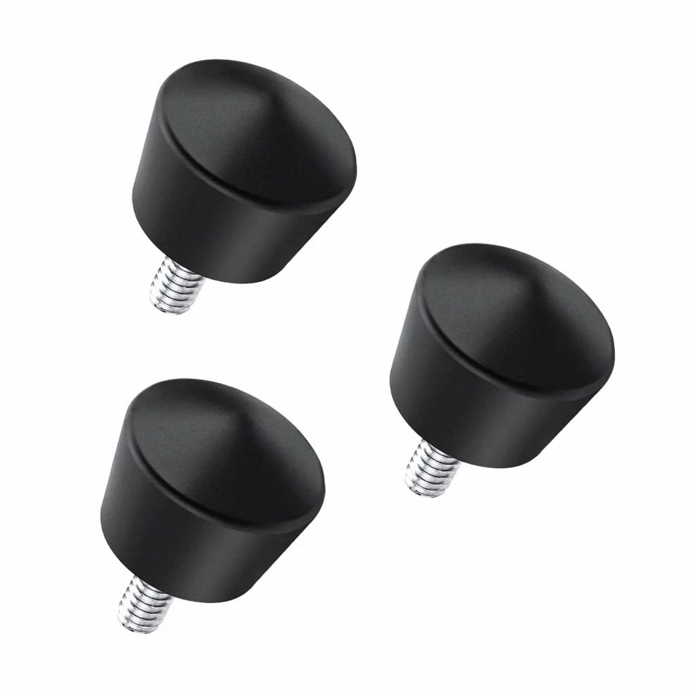 K&F Concept Uniwersalne antypoślizgowe gumowe kolce do statywu kompatybilne z gwintem 1/10.2 cm statyw monopod nogi nogi części zamienne (3 szt.)