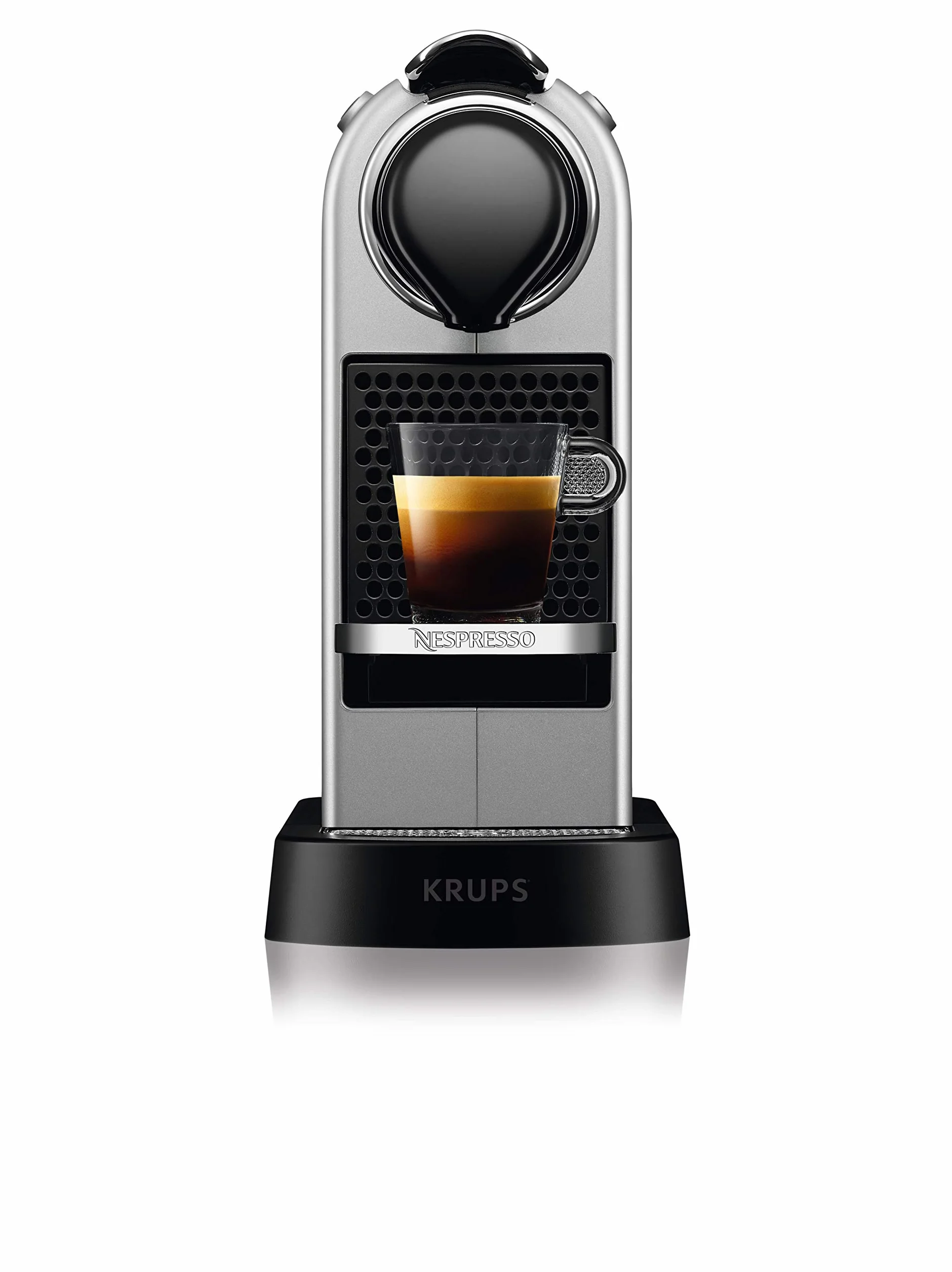Machine à Café Nespresso Krups Citiz Argent Cafetière à Capsules XN741B10