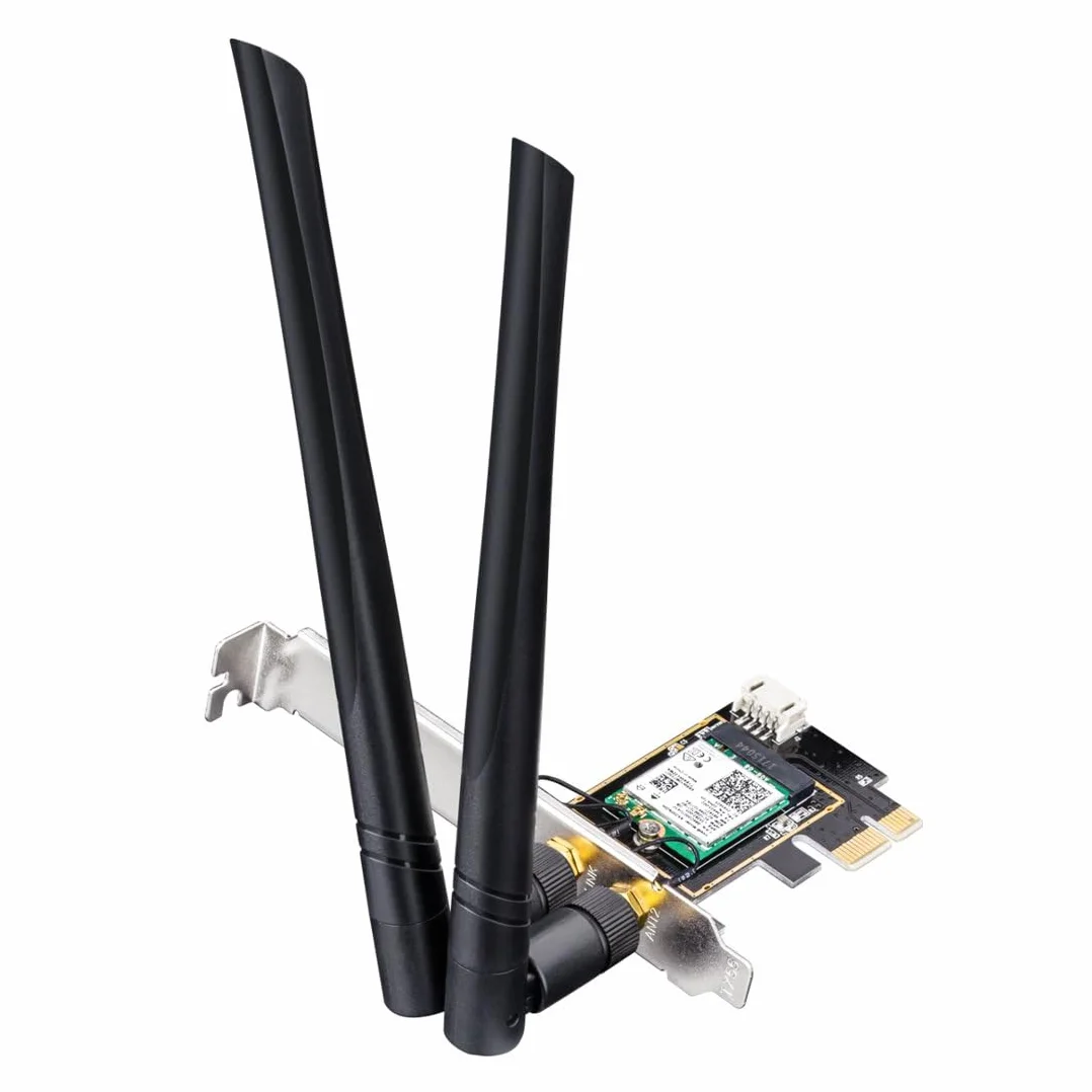 Cudy WE3000 AX 3000 Mbps bezprzewodowa karta WiFi 6 PCIe do komputera, moduł Bluetooth 5.0 wewnątrz, 2402 Mb/s 574 Mbps, Bluetooth 5.0/4.2/4.0, 802.11ax/ac/a/b/g/n Windows 10 64-bit czarny