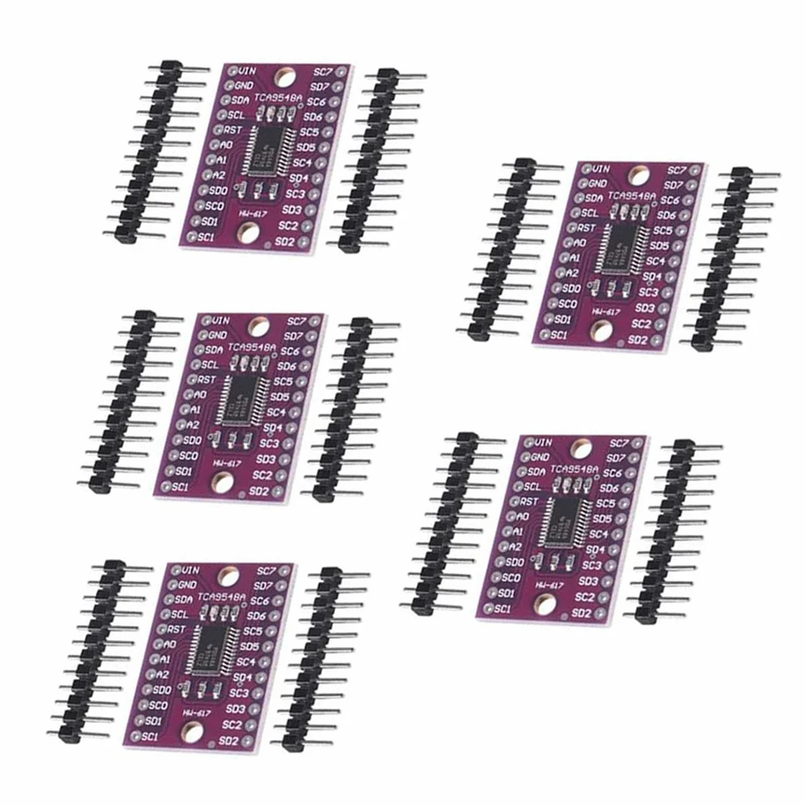 Hailege 5 szt. TCA9548 TCA9548A I2C IIC Multiplekser Breakout Board 8 Channel Expansion Board Module Development Board Board
