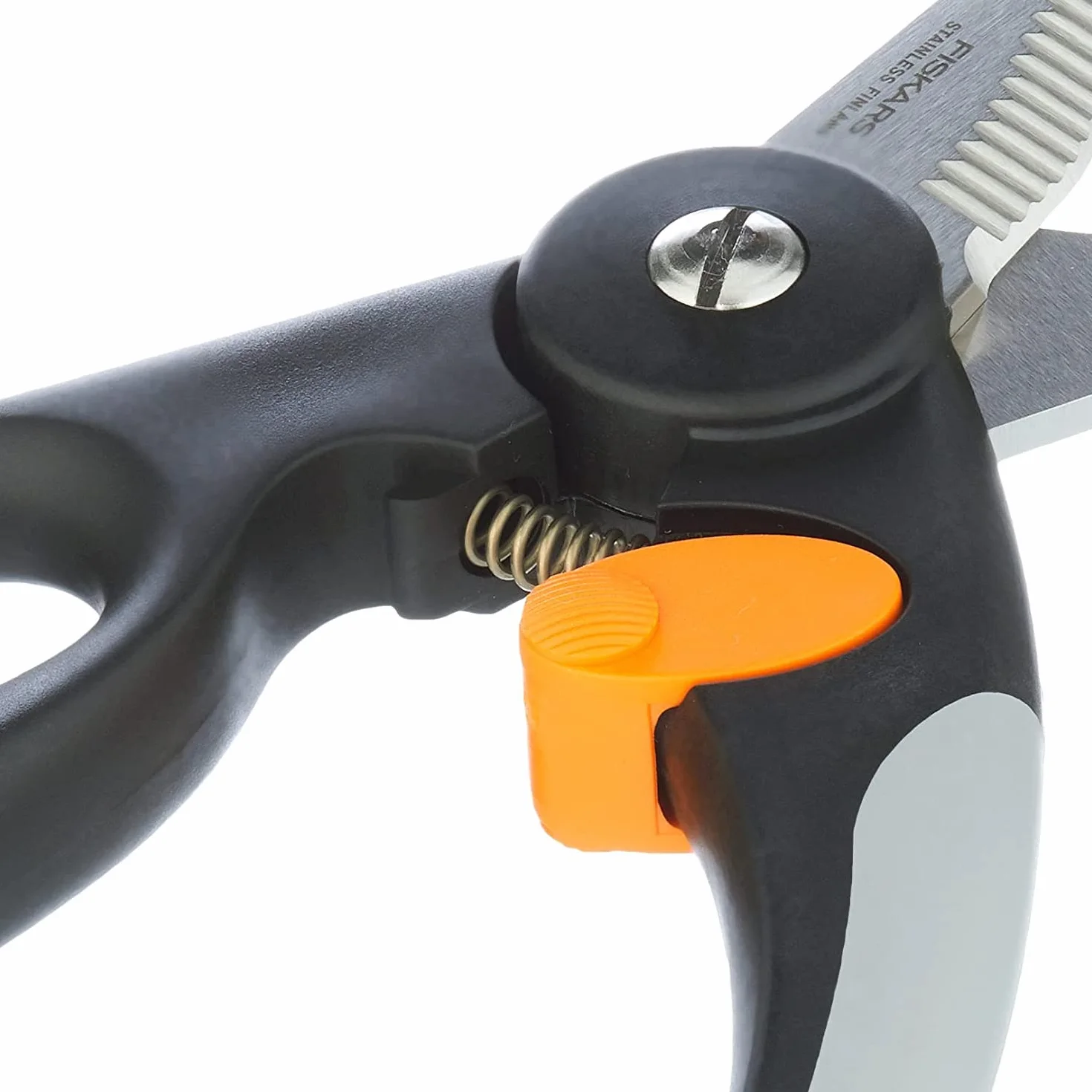 Fiskars Cisaille à volaille 25 cm Acier Plastique Noir Gris Orange