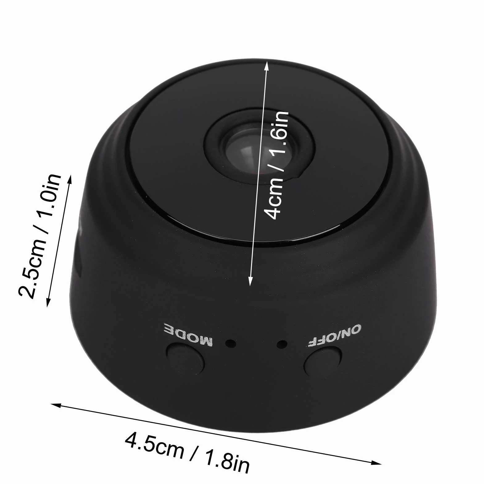 Mini Kamera Wi-Fi, Pilot Aplikacji A9 IR Night 1080P Bezprzewodowa Kamera Wideo HD Niania z Kątem Widzenia 150 Stopni dla Systemu Bezpieczeństwa w Domu(czarny)