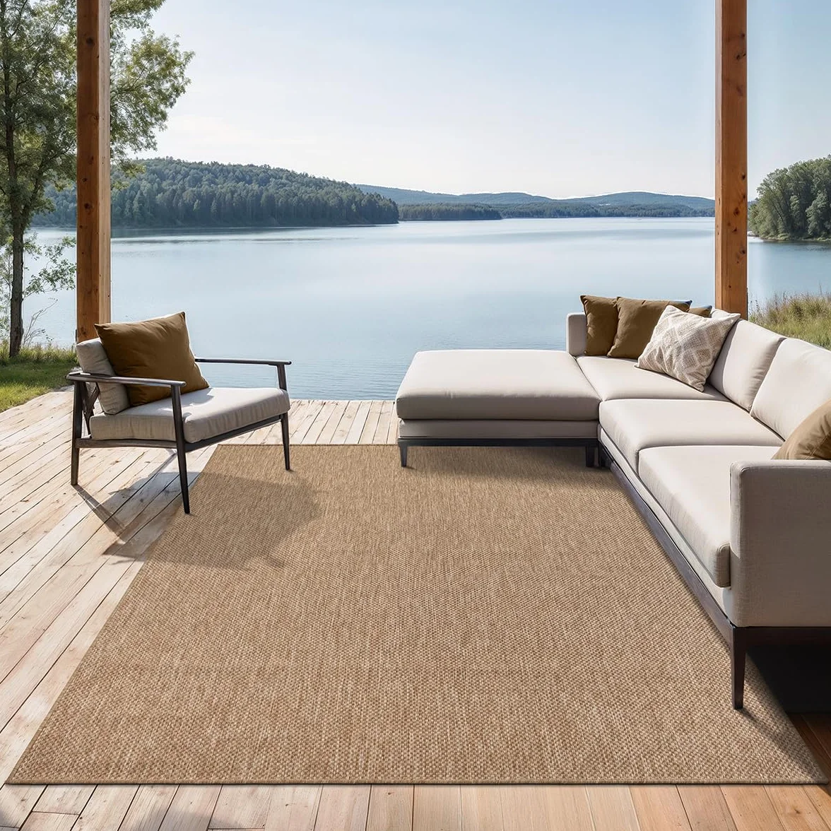 Tapis d'intérieur Moderne Mistra 140 x 200 cm, Durable et Facile à Nettoyer pour Salon, Cuisine