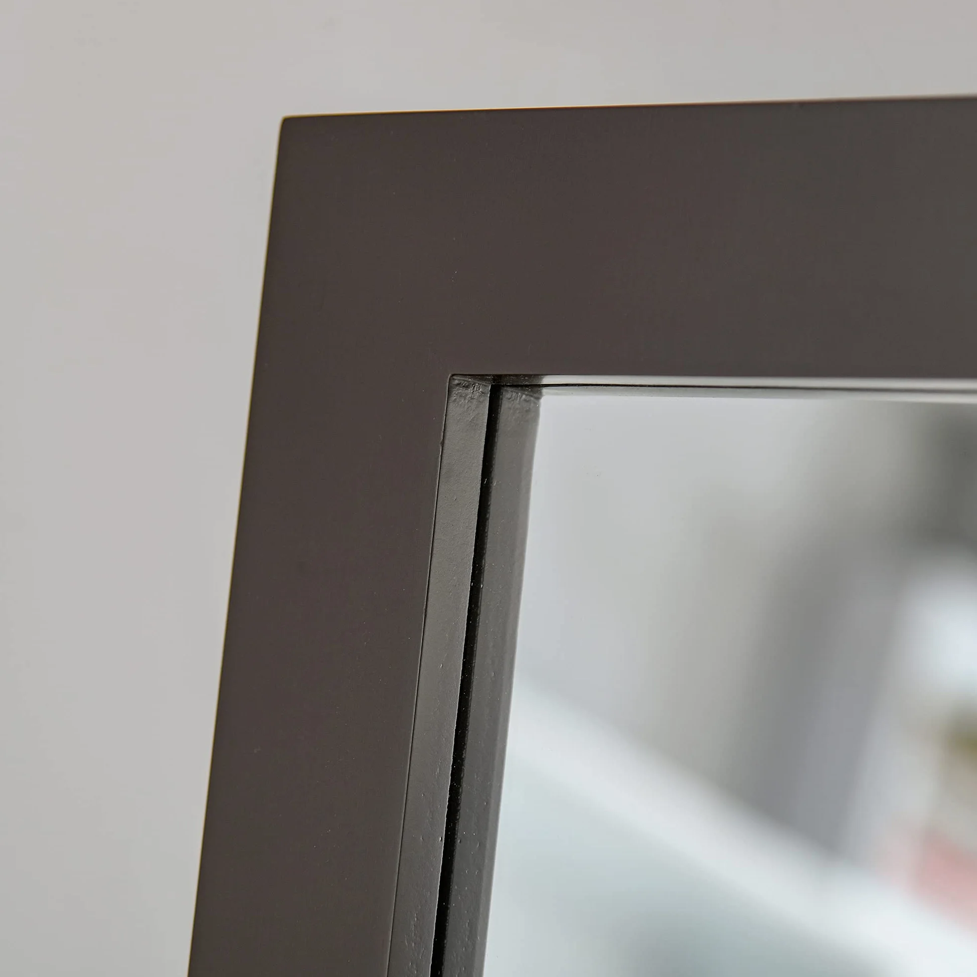 HOMCOM Miroir en Pied Grand Miroir de Sol Inclinaison réglable pour Dressing Chambre dim. 47L x 46l x 148H cm en café