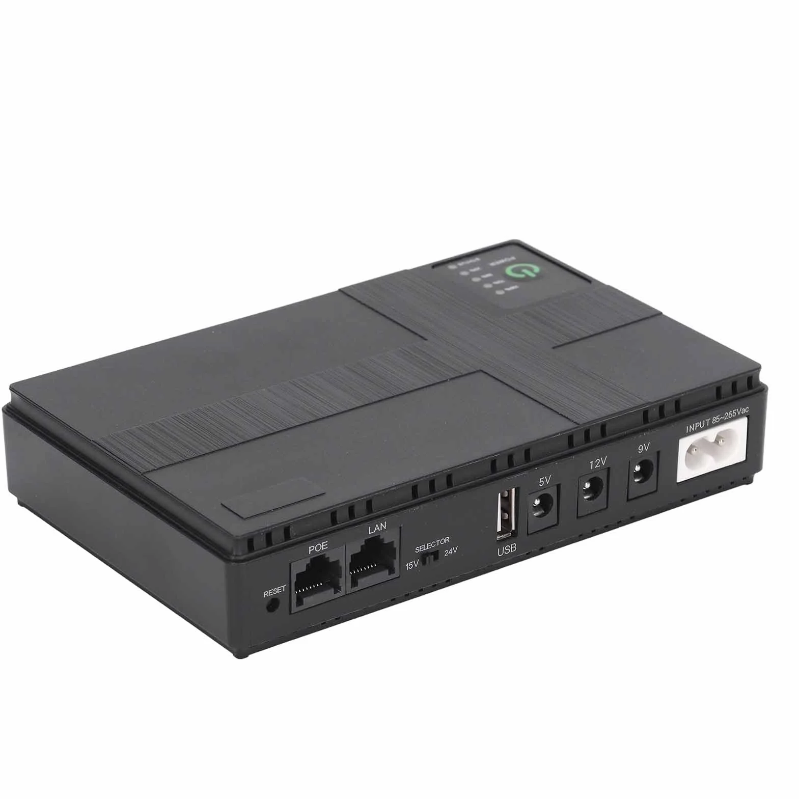 Mini UPS Battery Backup, zasilacz bezprzerwowy 10400mAh 18Wh z wyjściem DC 12V 9V 5V 2A do routera bezprzewodowego, modemu, oświetlenia LED, kamery bezpieczeństwa, smartfona