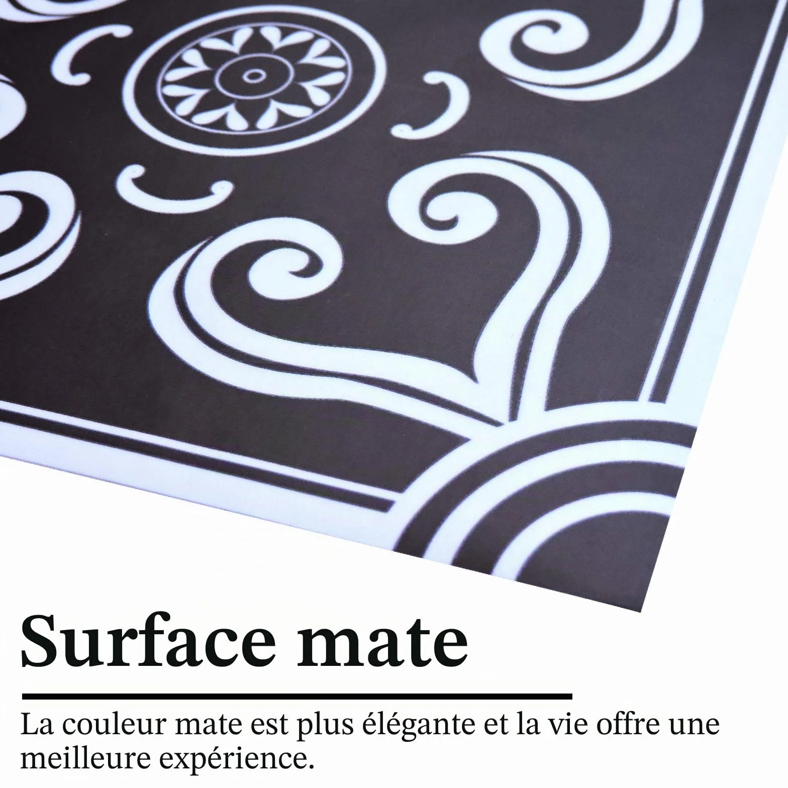 Andiker 20 feuilles mural stickers carrelage 15cm x 15cm imperméables autocollants carreaux cuisine salle de bain
