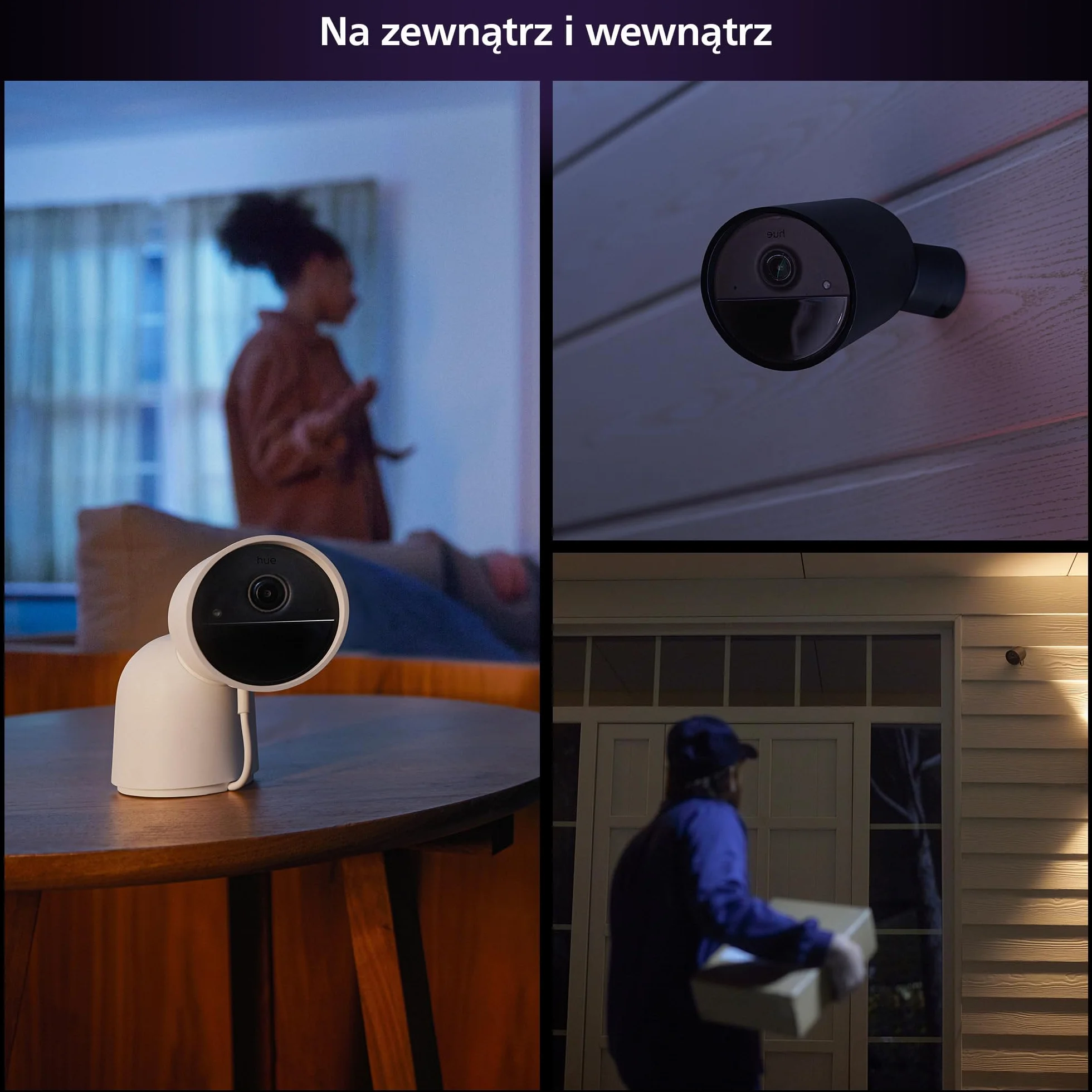 Philips Hue Raven Kamera przewodowa biała