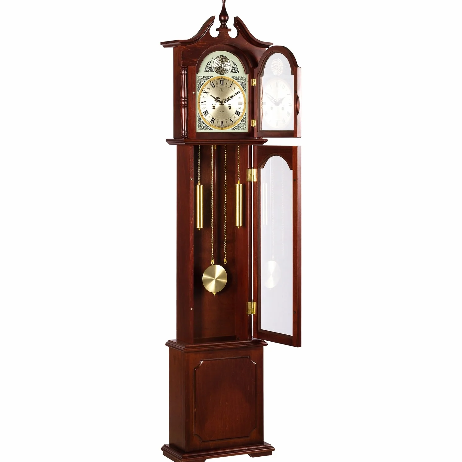 STILISTA Horloge Grand-Père Rétro Régulateur Europa 188 x 42,5 x 19cm Pendule Murale