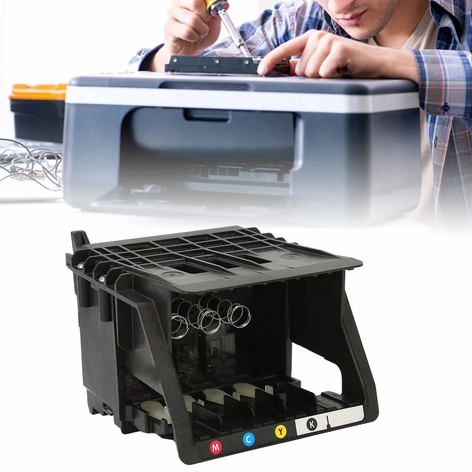 Kit de Remplacement Tête d'Impression 950 951 pour HP Officejet Pro 8100 8600 8610 8620 8650 251
