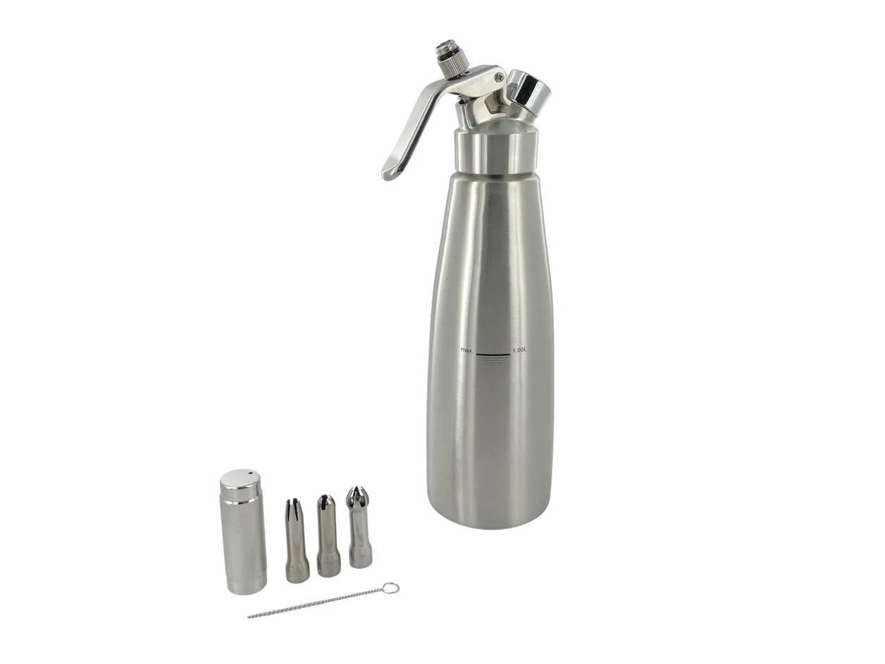 Siphon à Chantilly Acier Inoxydable 1L METRO Professional Ø 9,3 x 32,3 cm