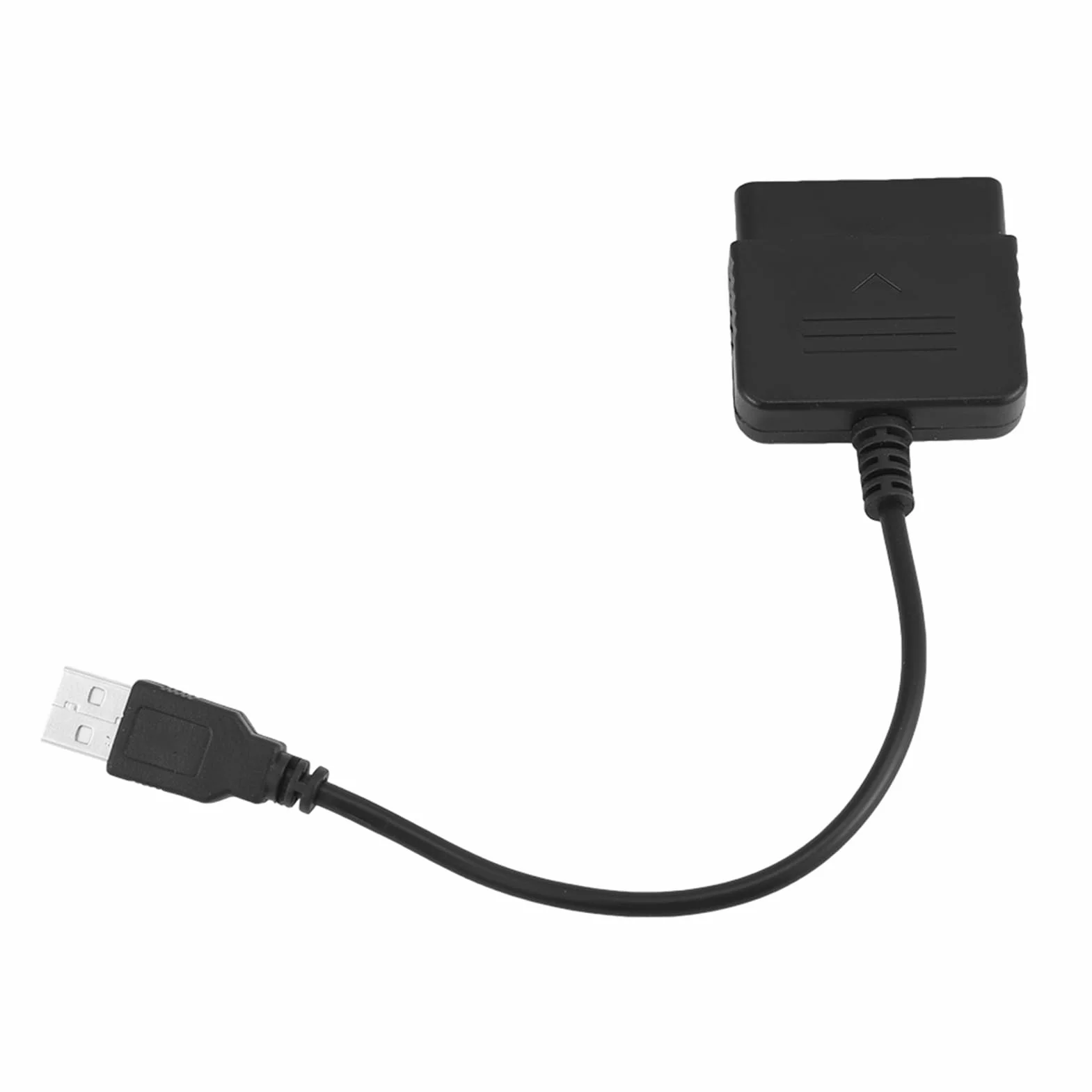 Adaptateur PS2 USB Convertisseur Câble Jeux PS2 vers PS3 PC Manettes Originales Double Vibration Compatible Windows ABS