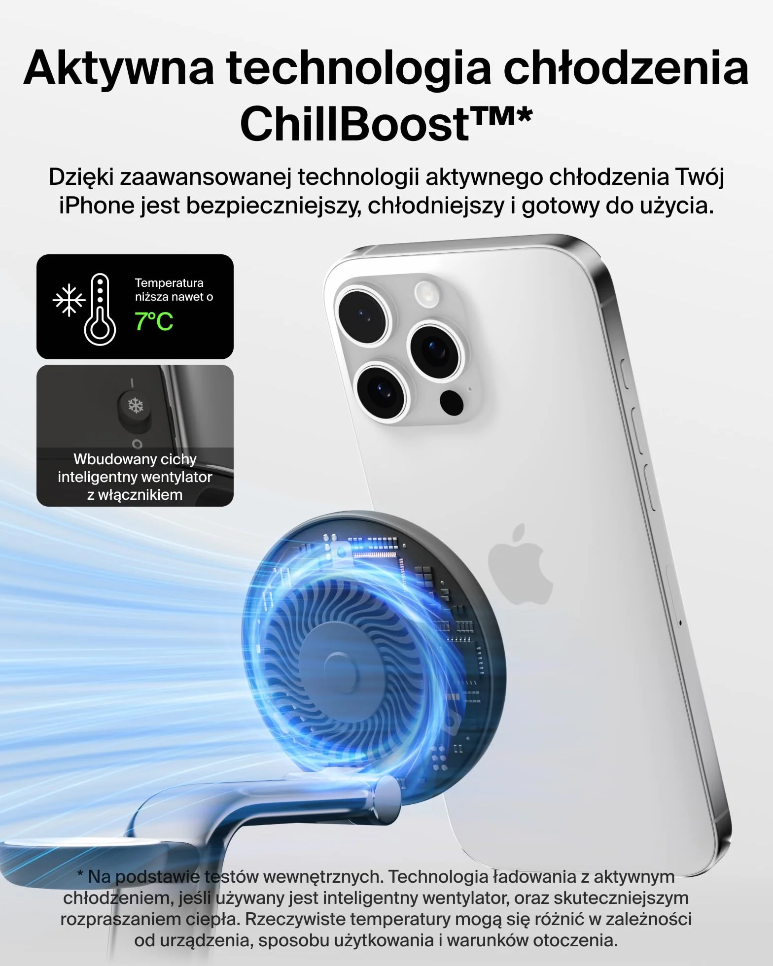 Belkin UltraCharge Pro Qi2 25W Ładowarka Bezprzewodowa 3 W 1, Kompatybilna z MagSafe, Stacja Ładująca do IPhone 16, Apple Watch, AirPods, Pixelsnap, z Wentylatorem i Zasilaczem 45W, Czarna