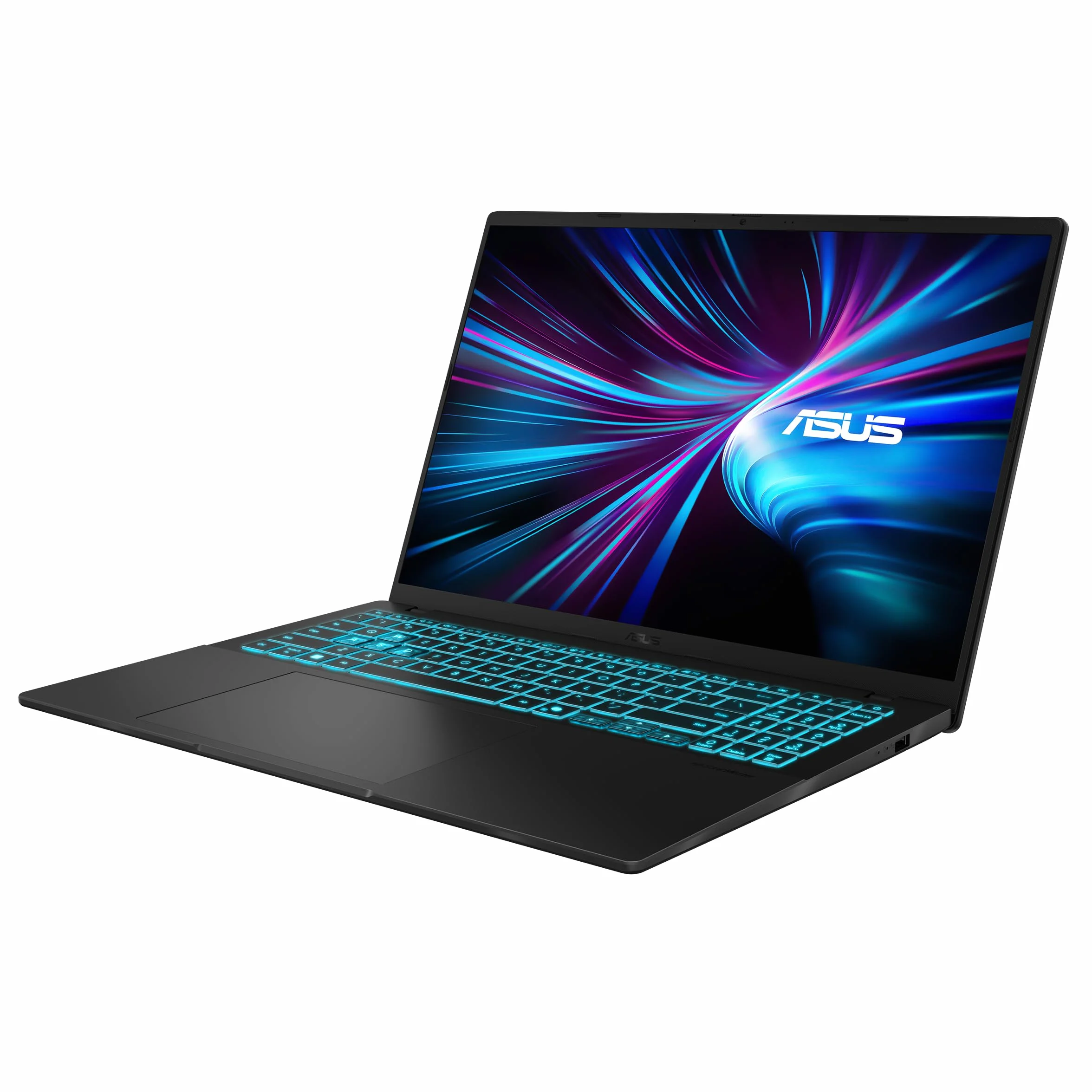 ASUS V16 V3607VM laptop gamingowy, wyświetlacz 16" WUXGA 16:10 144 Hz IPS, Intel Core 7 240H, 16 GB RAM, 1 TB SSD, NVIDIA RTX 5060, Win11 Home, QWERTZ, czarny, 3 miesiące GamePass