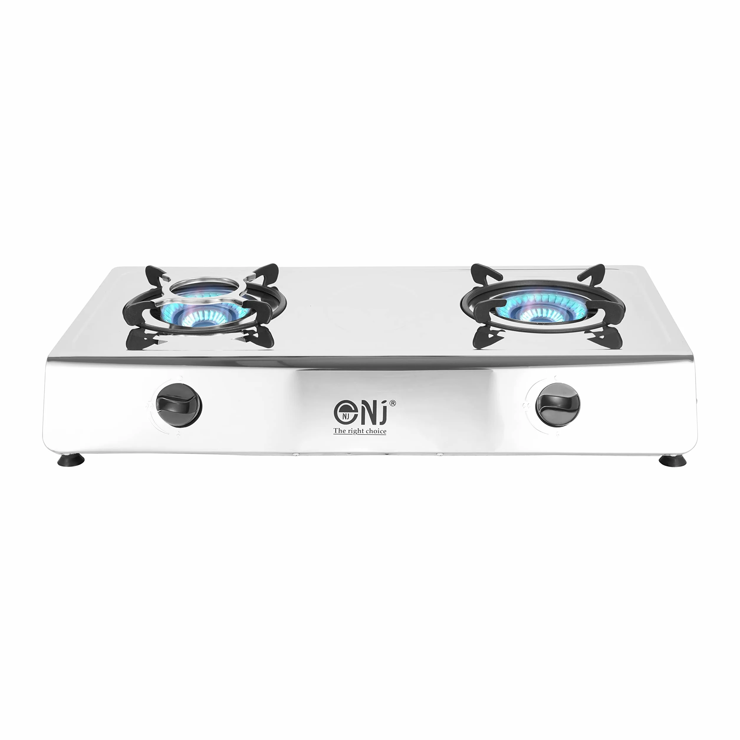 NJ-200 Réchaud à Gaz - 2 Feux Plaque de Cuisson Portable GPL 8.8kW