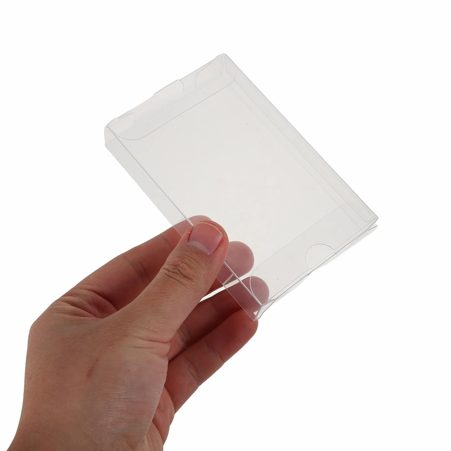 NUOBESTY Étui de Cassette Audio en PVC Transparent Lot de 10 Boîtes de Rangement Protection Anti-Poussière