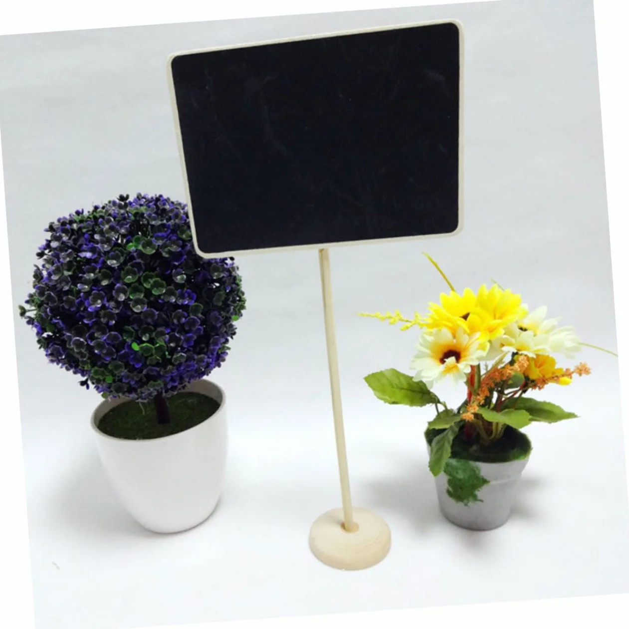 Mini Ardoise Table avec Support Panneaux Buffet pour Numéros de Table Mariage 20 pièces