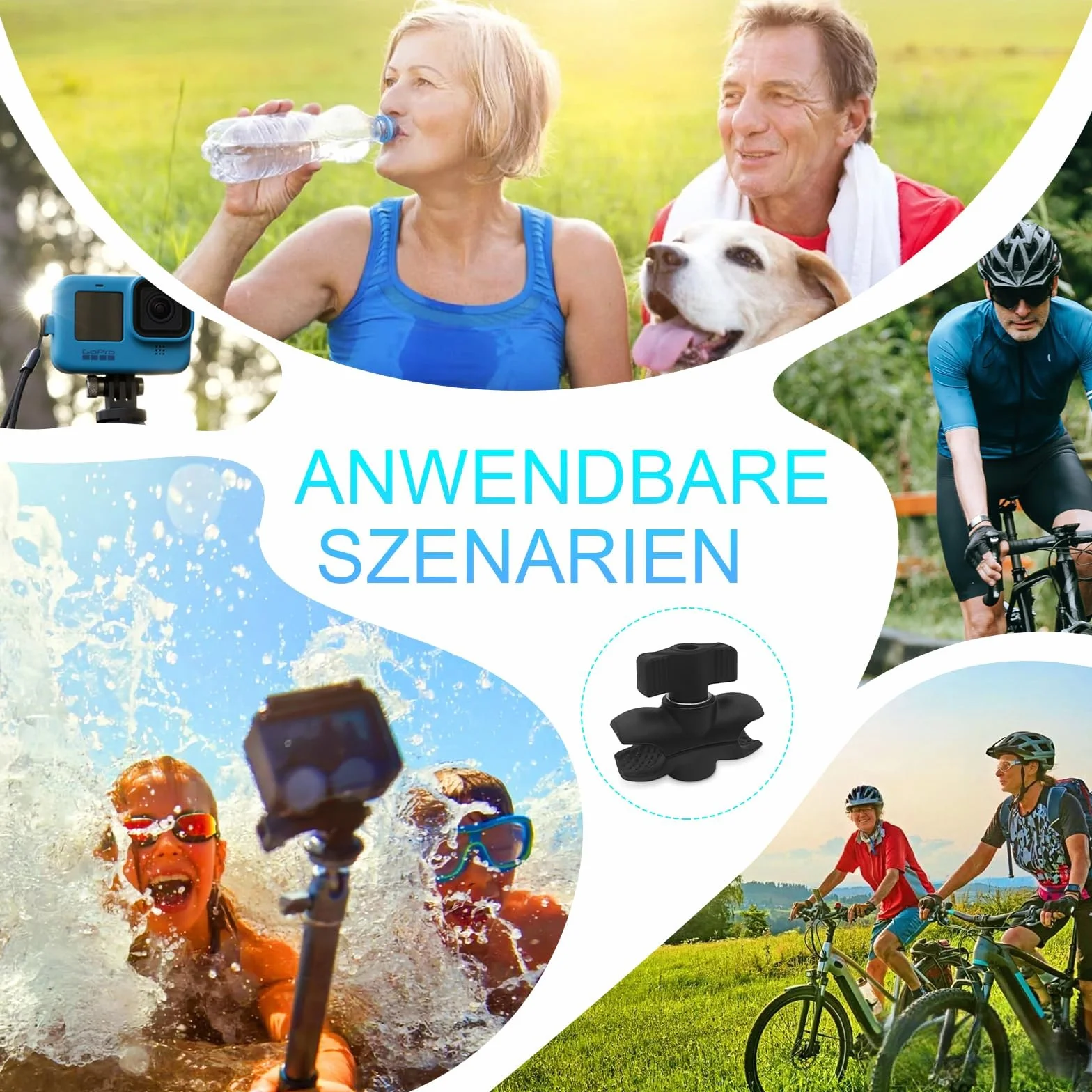 Ramię montażowe do uchwytu motocyklowego 60 mm – kompatybilne z adapterem kulowym 1 cal, uniwersalny uchwyt na telefon i GPS, Do Motocykli, Quadów, Rowerów