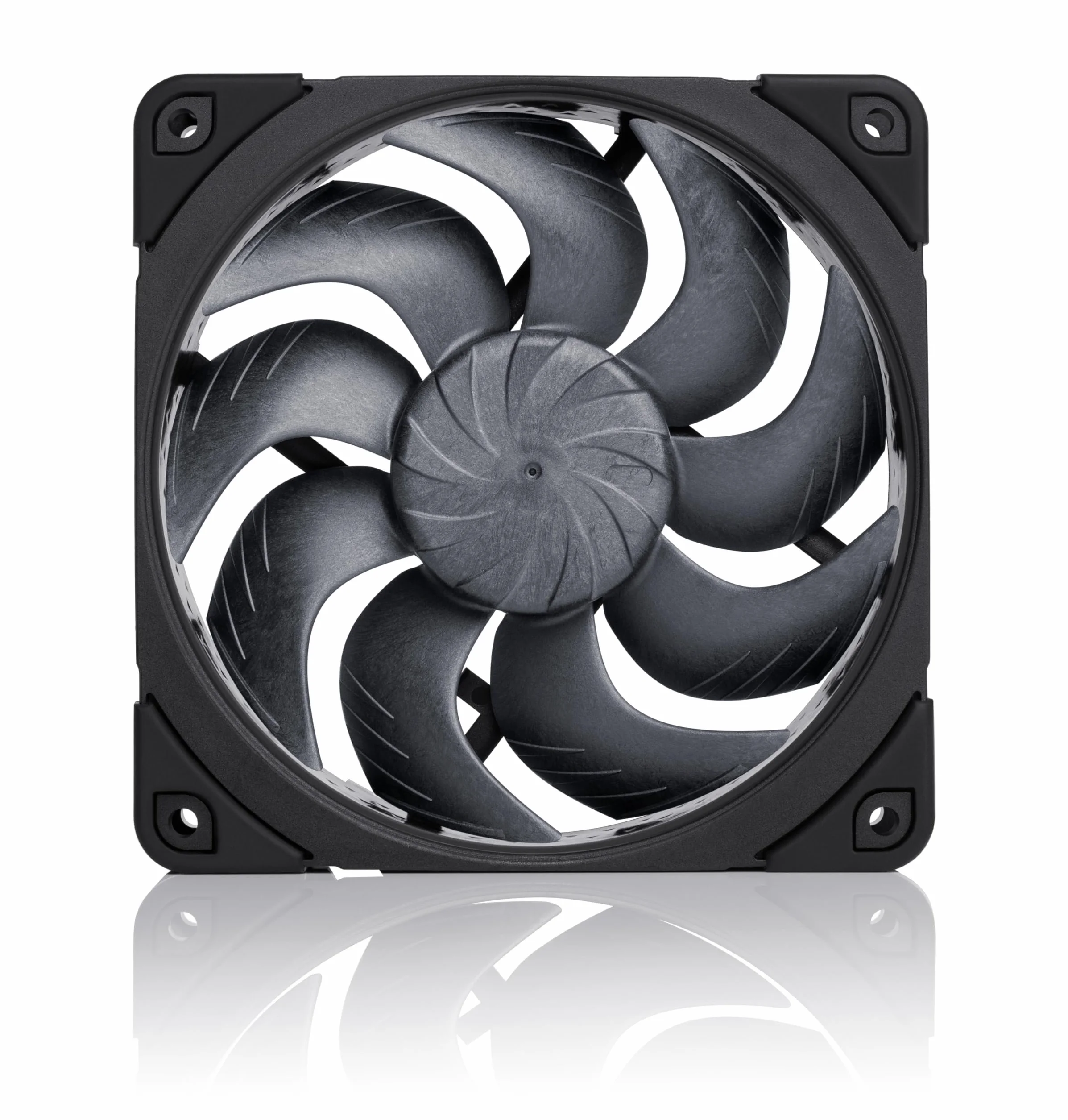 Noctua NF-A12x25 G2 PWM Sx2-PP chromax.black, Dwuwentylatorowy Zestaw do Stosowania w Układzie Sąsiadującym oraz Push-Pull (Czarny)